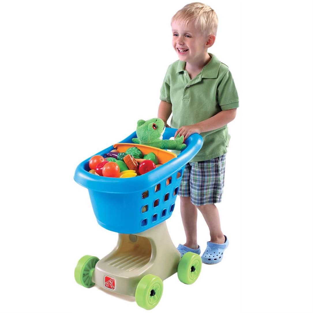 LITTLE HELPERS SHOPPING CART BLUE