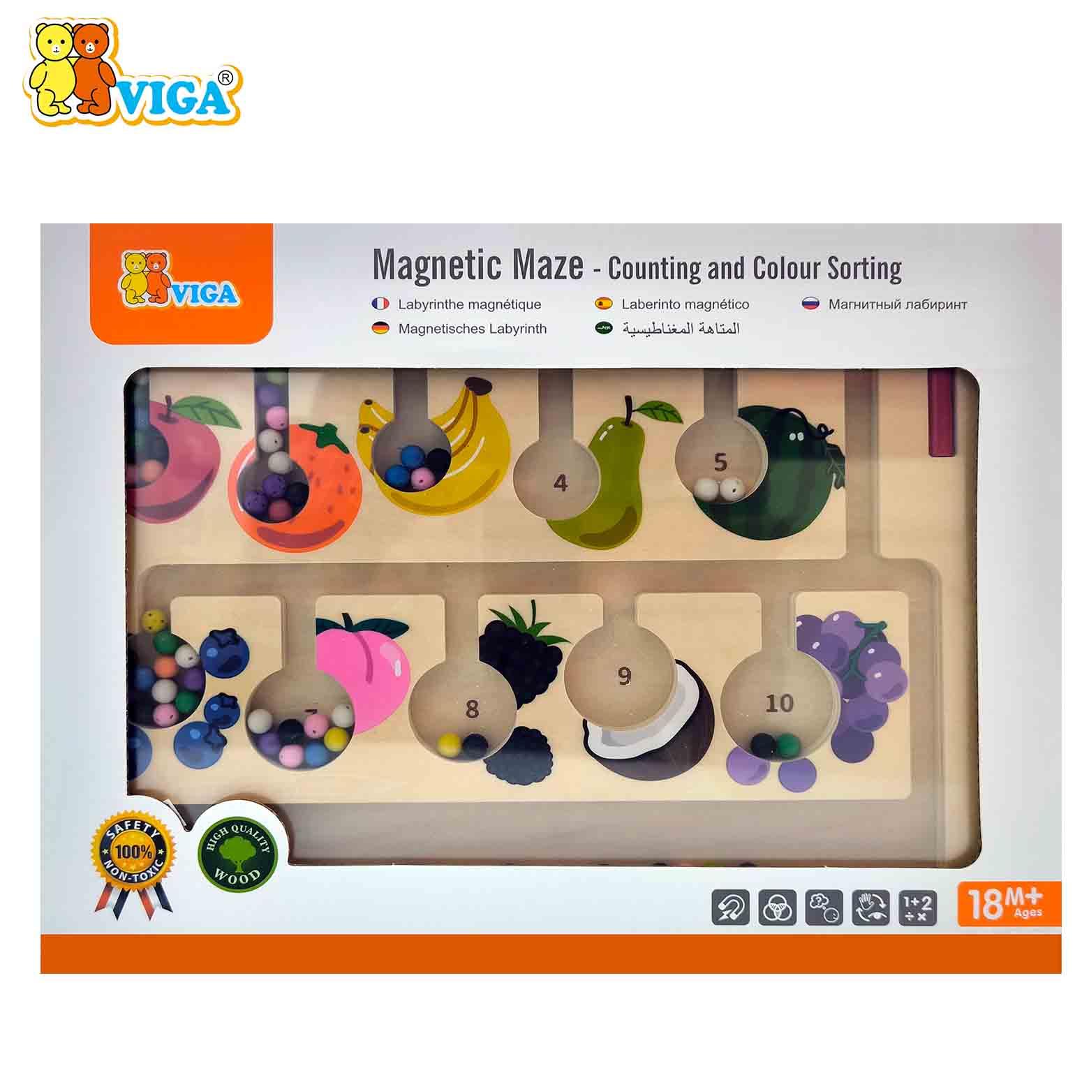 Magnetic Maze - Counting and Colour Sorting