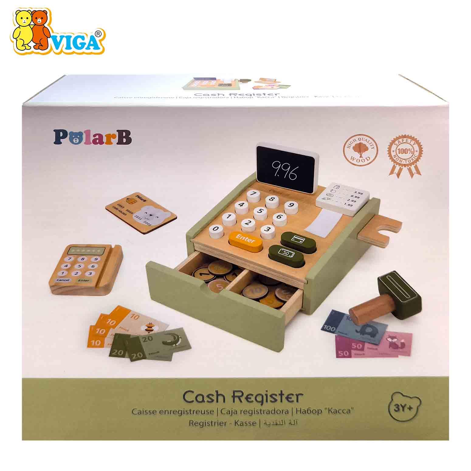 Wooden Cash Register
