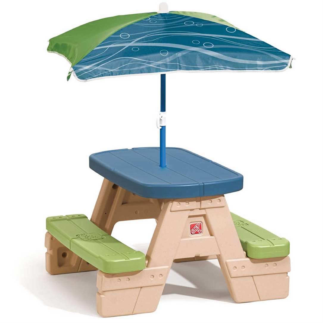SIT & PLAY PICNIC TABLE W UMBRELLA