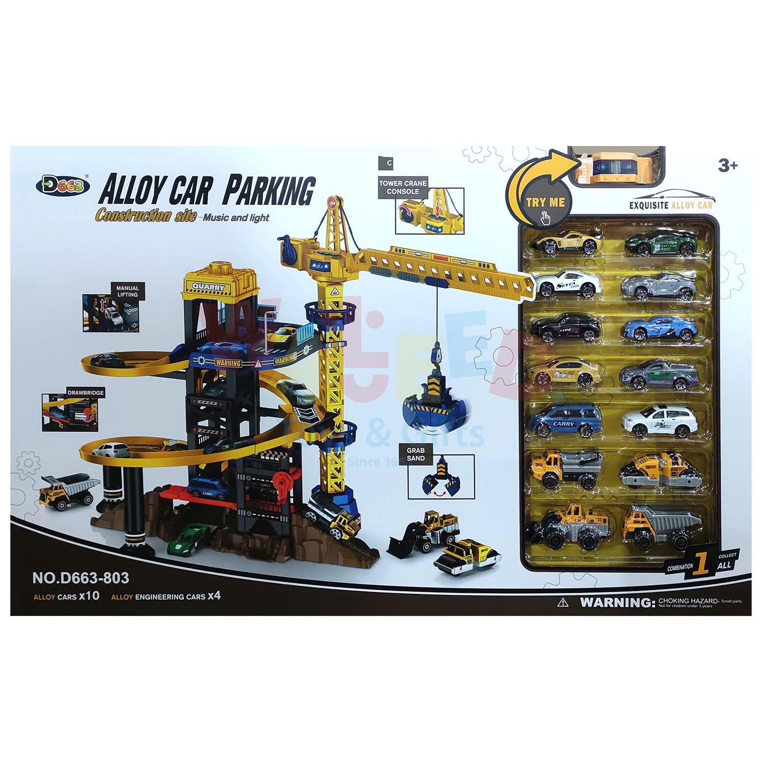 Parking Lot With Die-Cast Car
