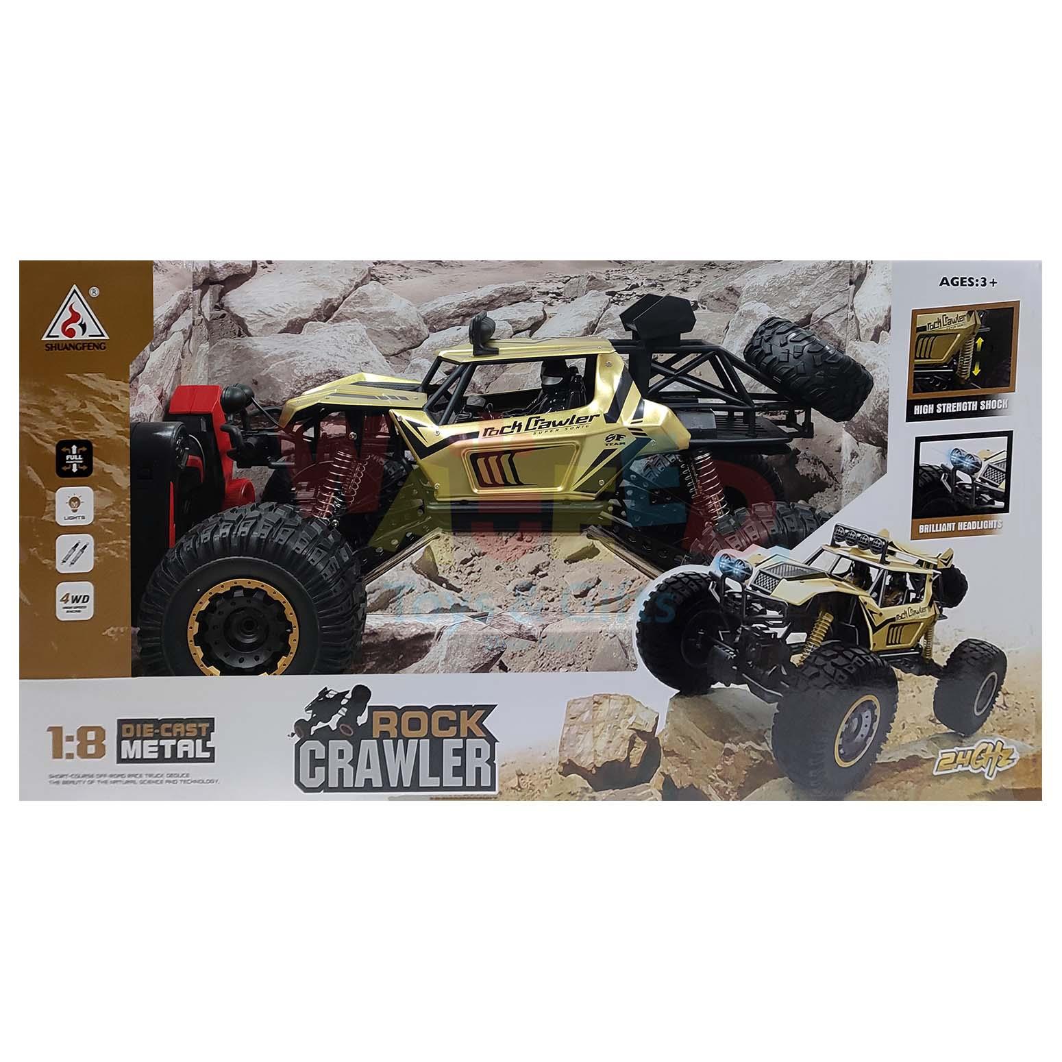 2.4G 1:8 Die-Cast Crossing Car With Light