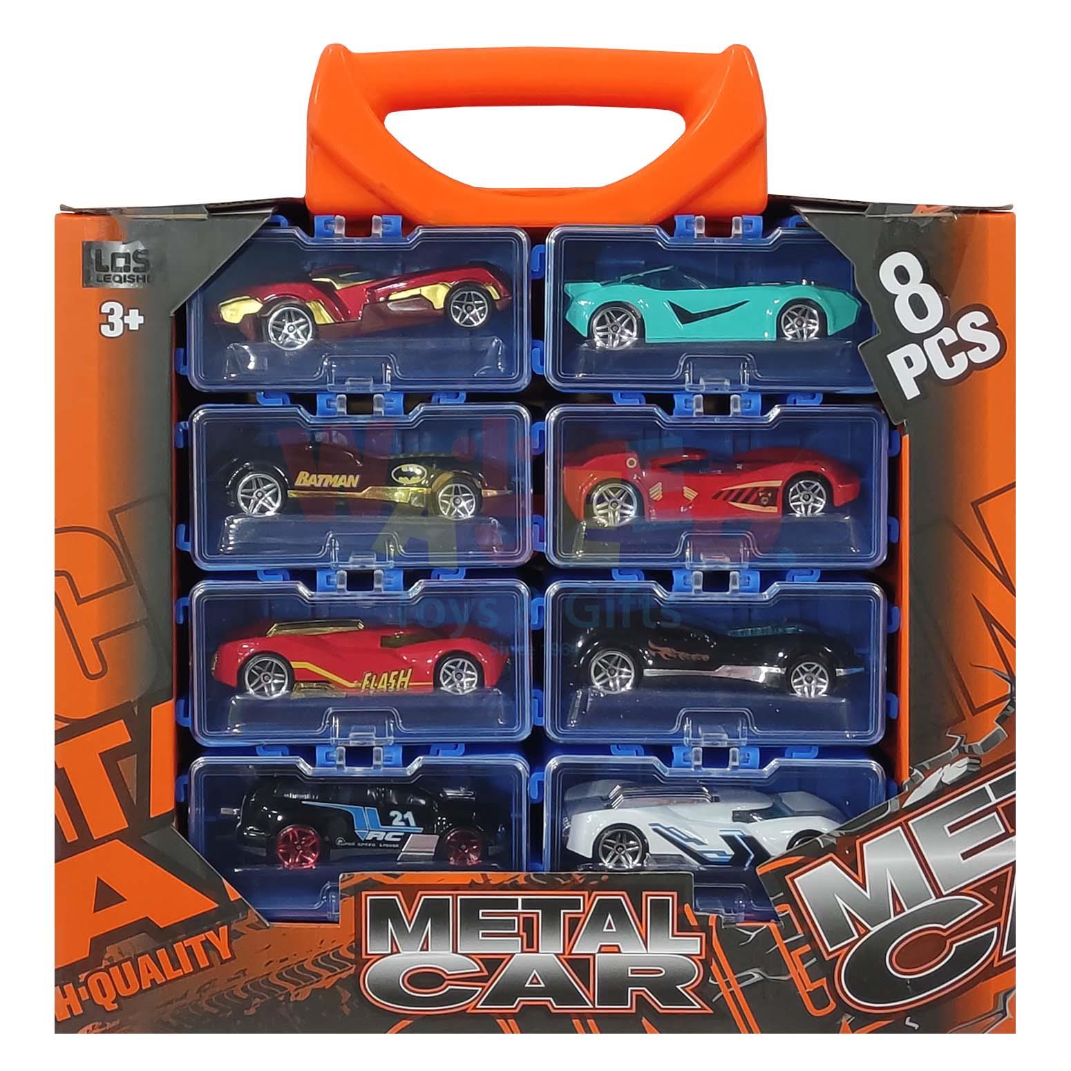 Free Wheel Die-Cast  Car 8PCS