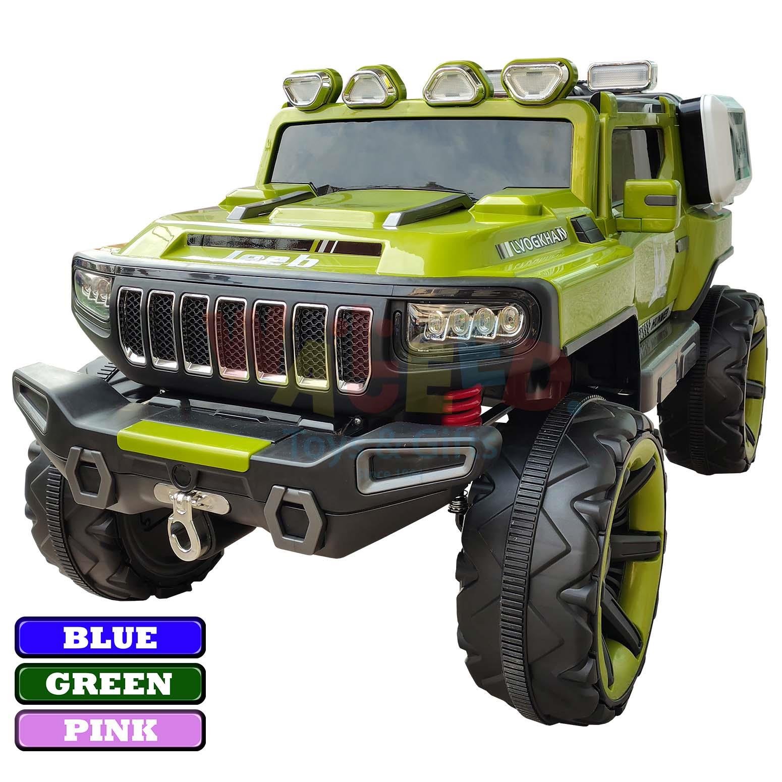 RIDE ON  JEEP 12V.BATTERY 3 COLOR