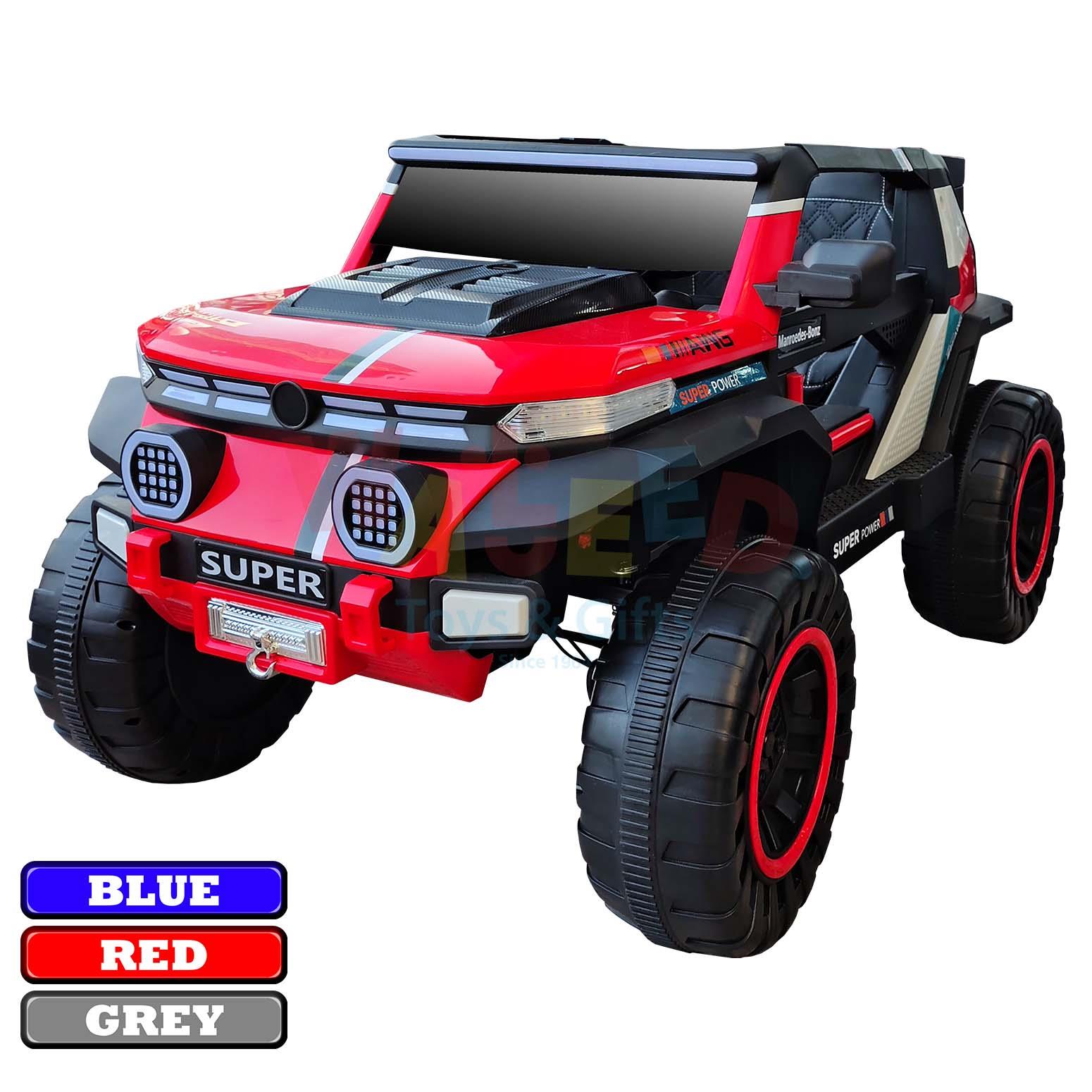 RIDE ON  R/C JEEP 12V BATTERY 4 MOTORS