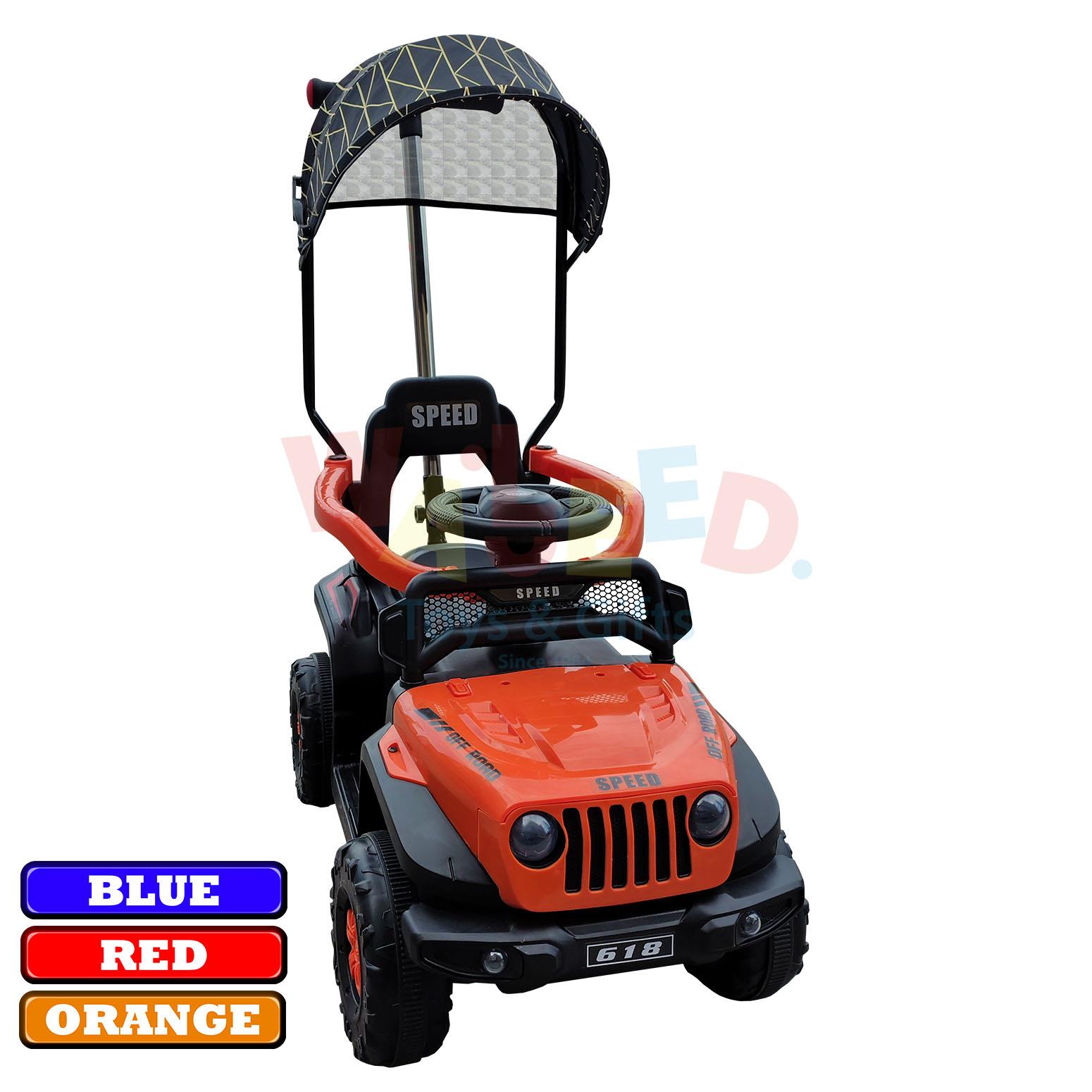RIDE ON  PUSHBAR CAR CAN CONTROL