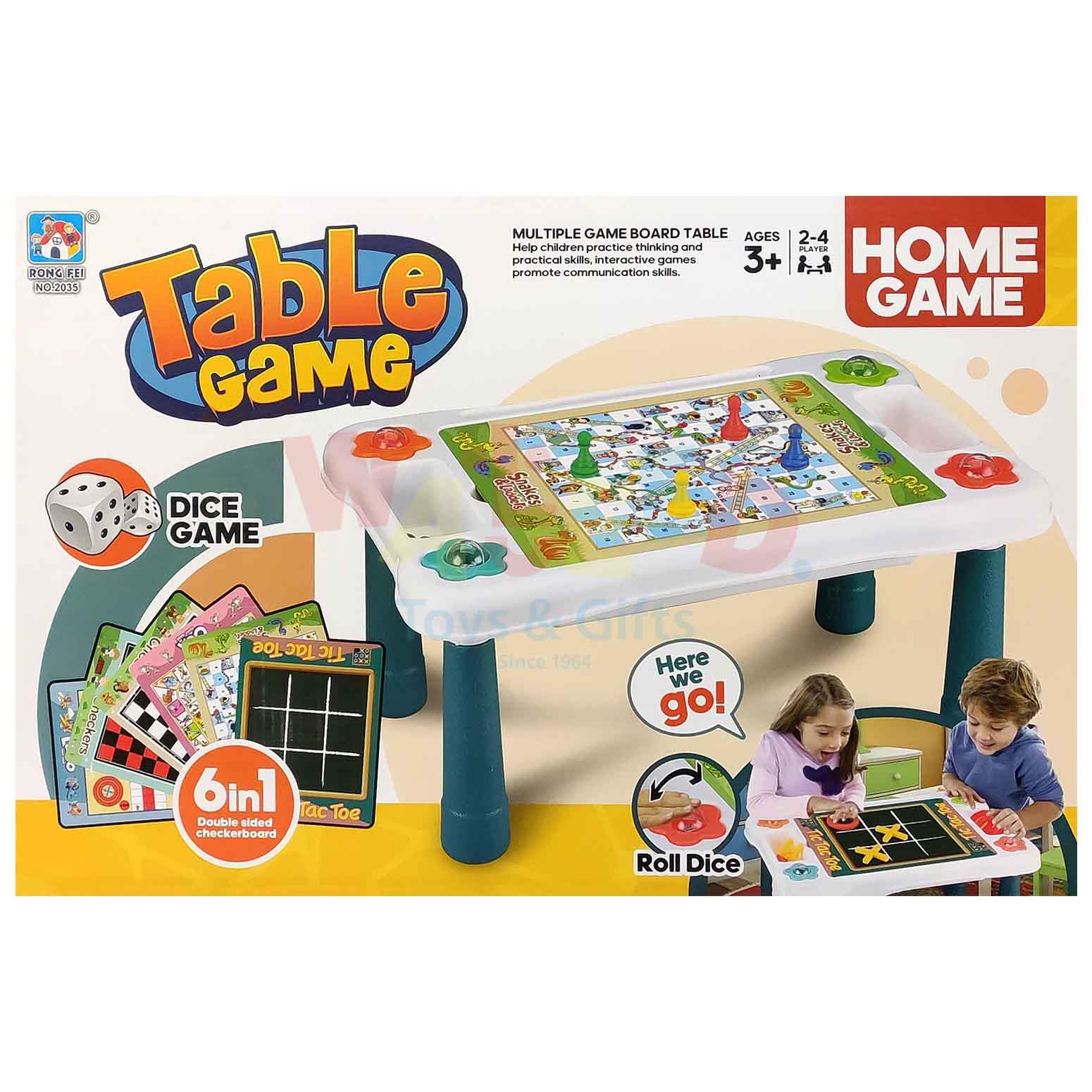 6 In 1 Table Home Game