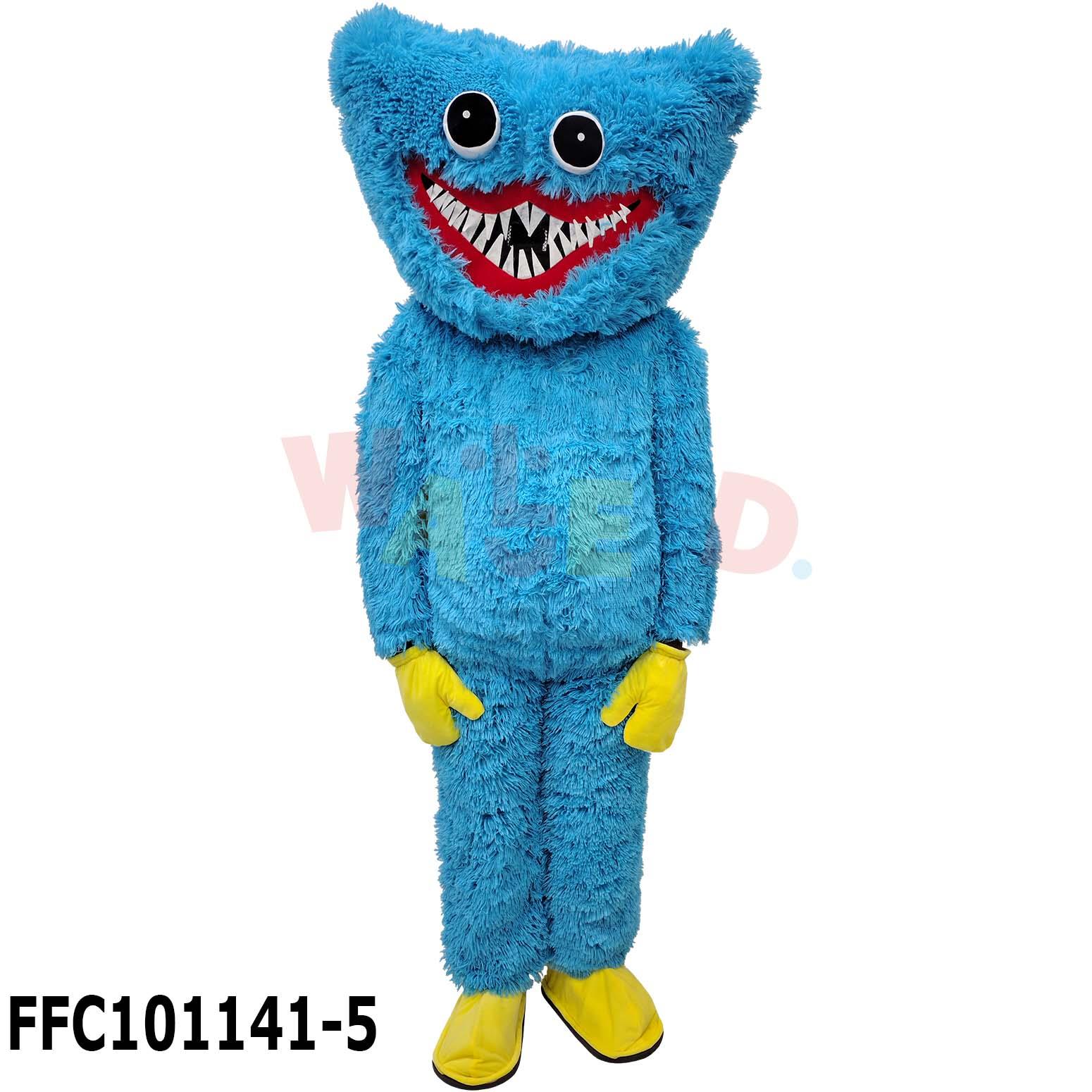 Adult Costume Huggie Buggie Mascot -Blue