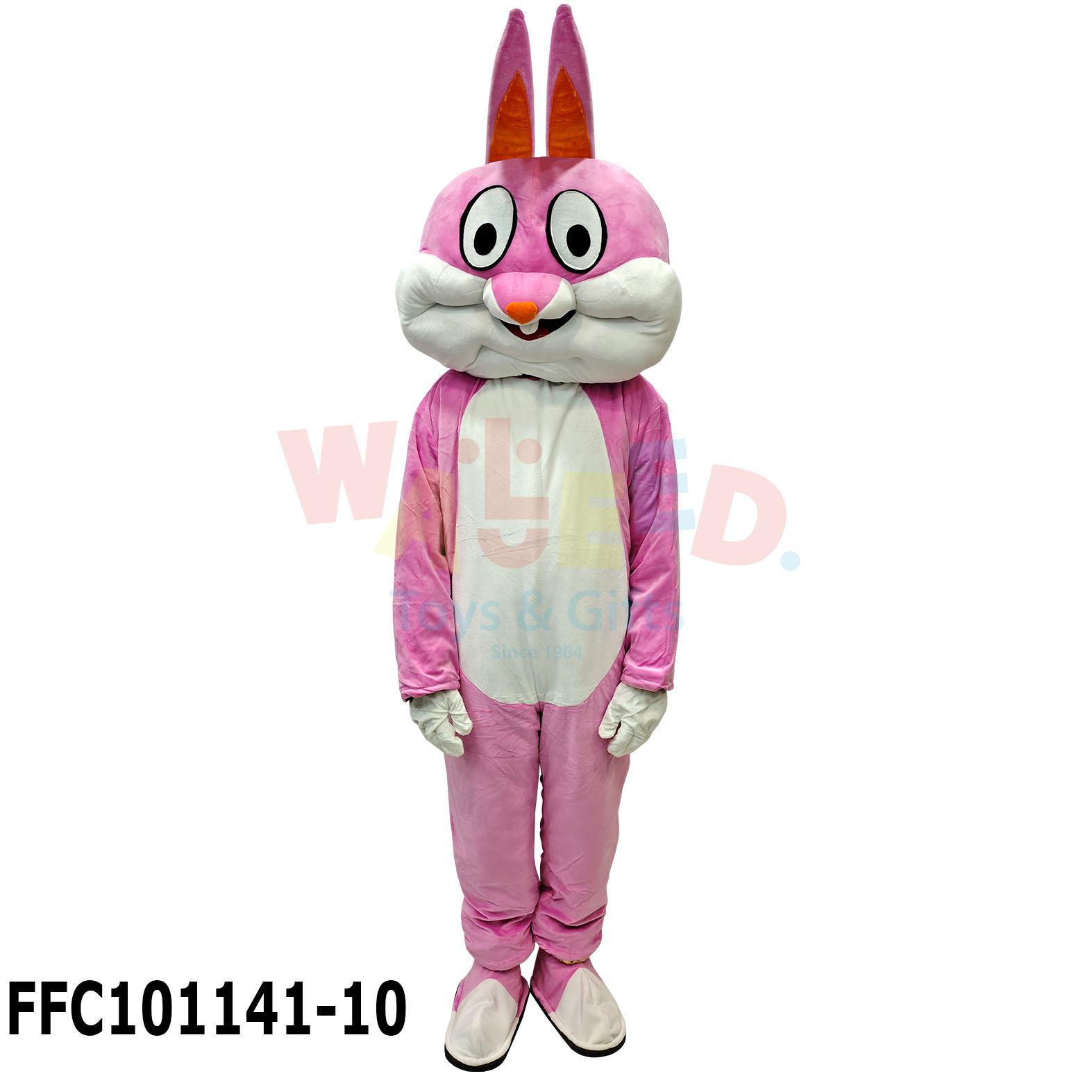 Adult Costume Pink Rabbit Mascot