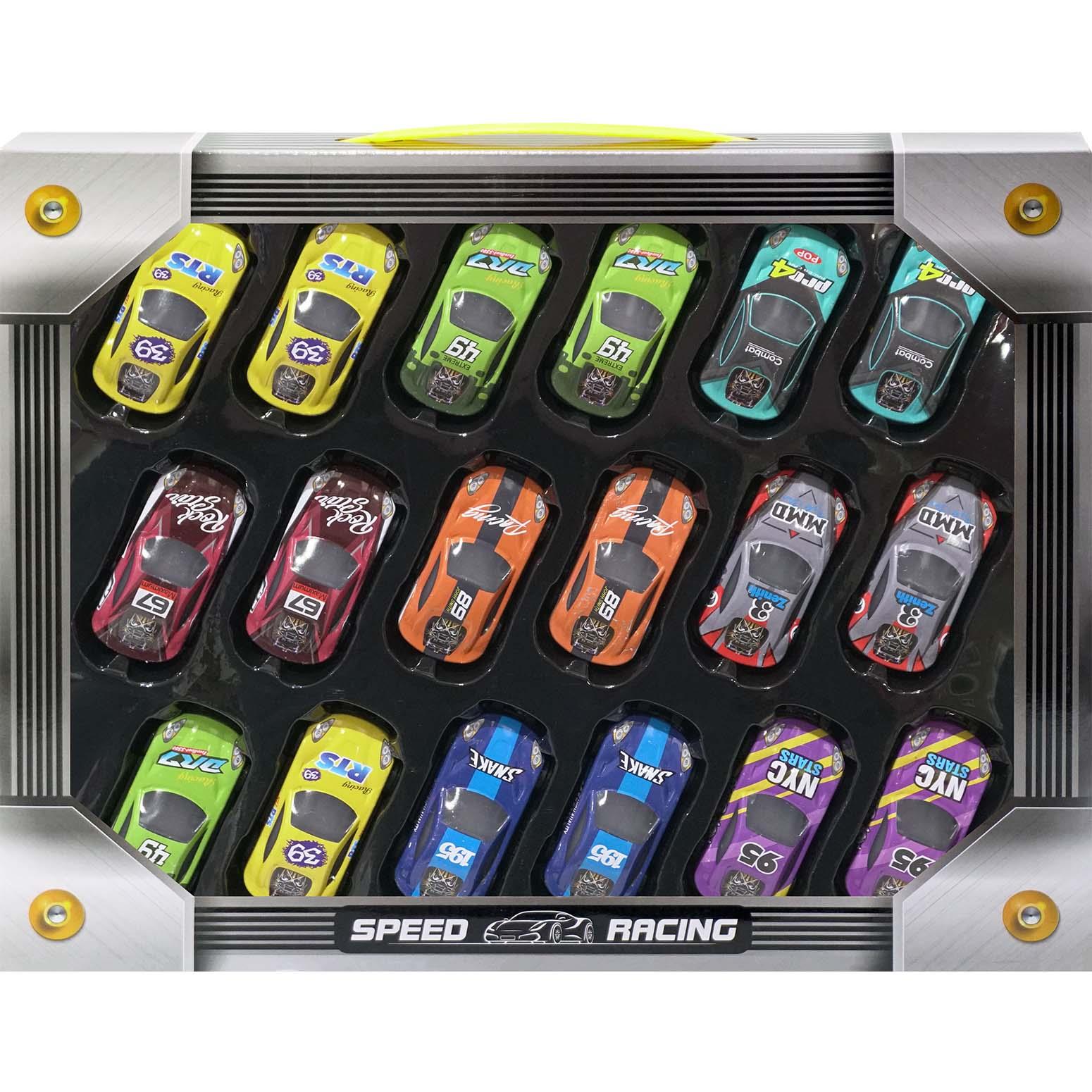 Die-Cast Pull Back Car  18Pcs