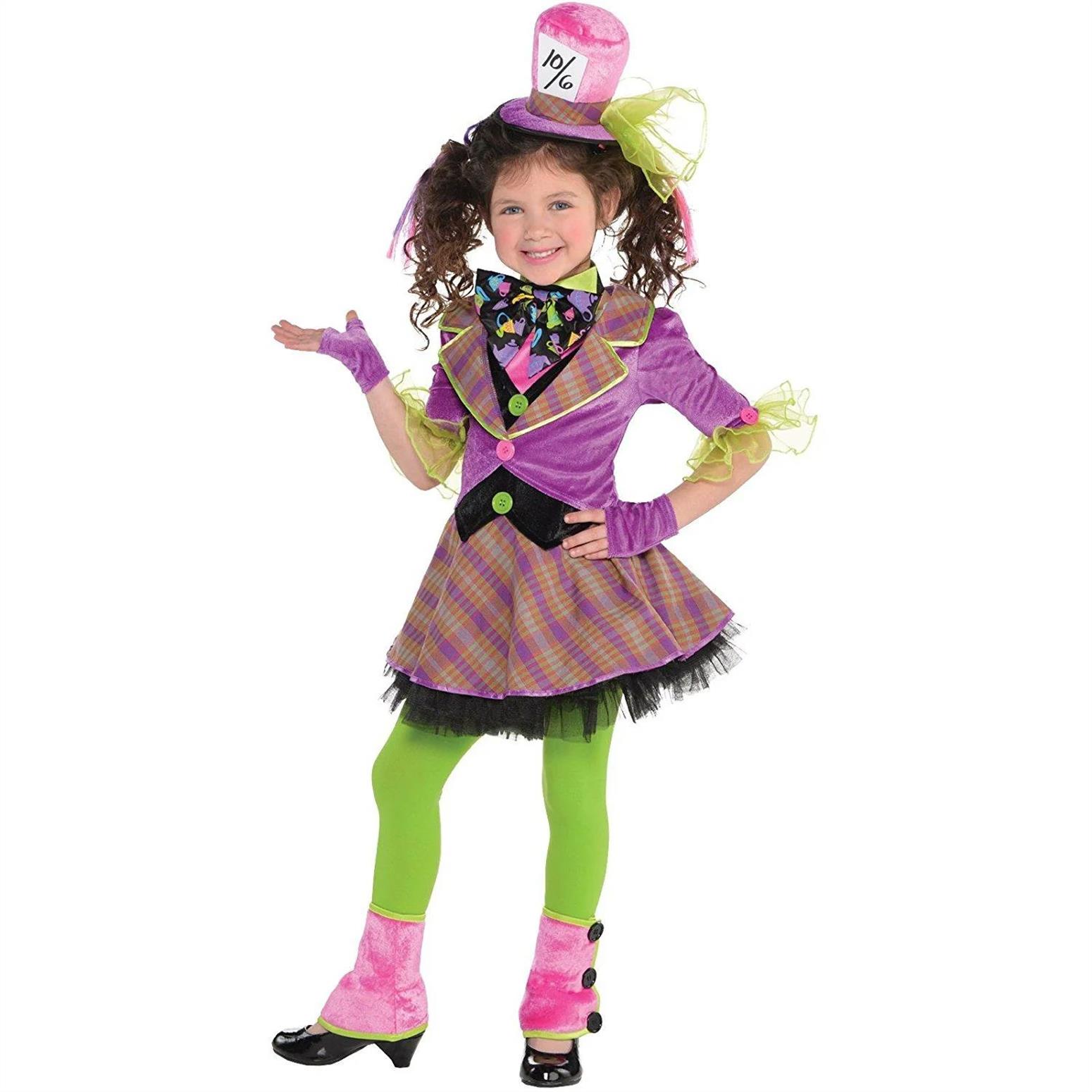 CHILD MAD HATTER GIRLS DRESS-UP LARGE