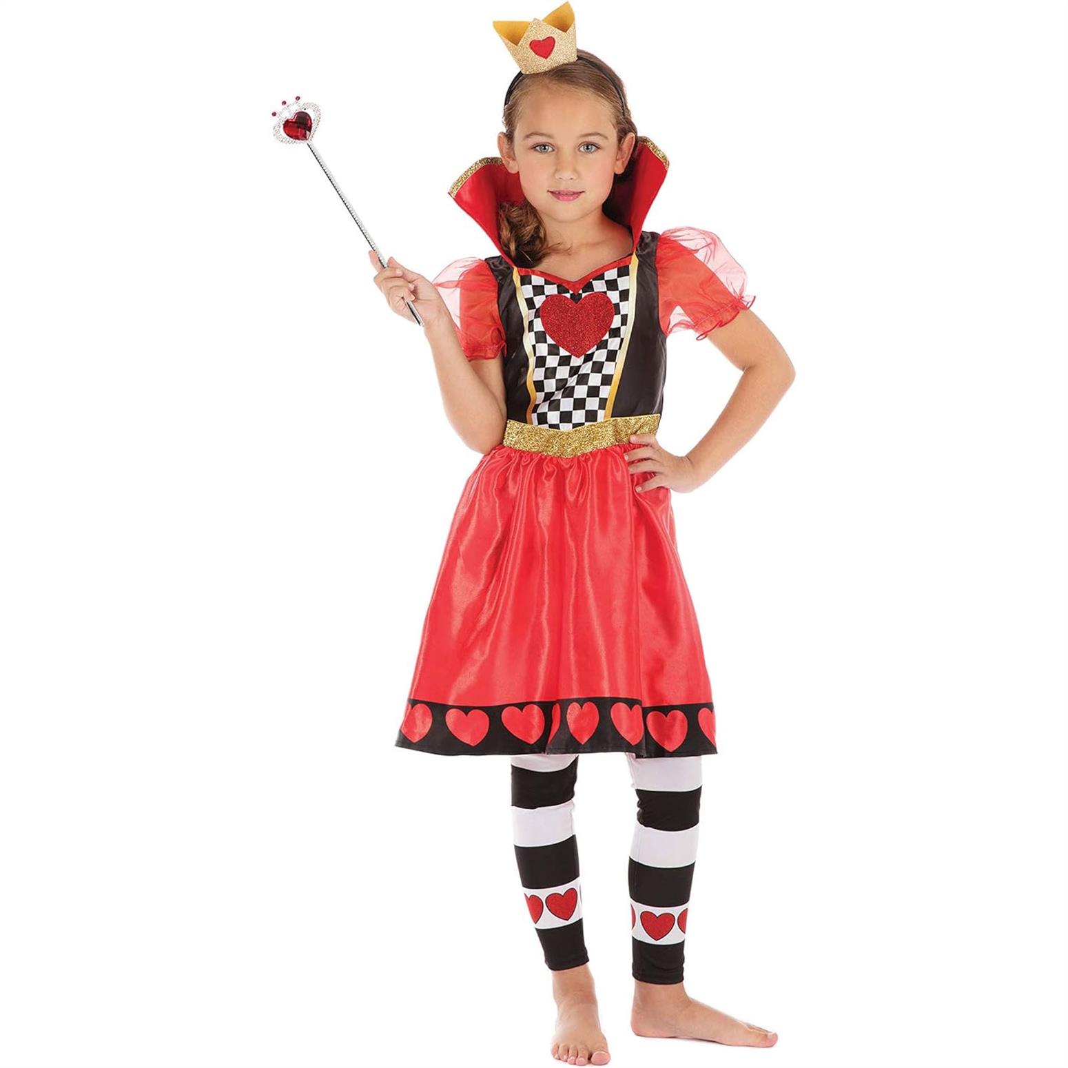 CHILD QUEEN OF HEARTS DRESS-UP 4-6 YEARS