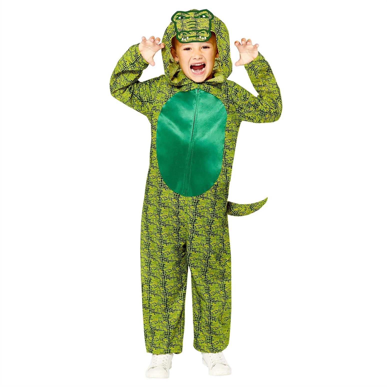 CROCODILE ONE-SIZE CHILD DRESS-UP 3-4 YEARS