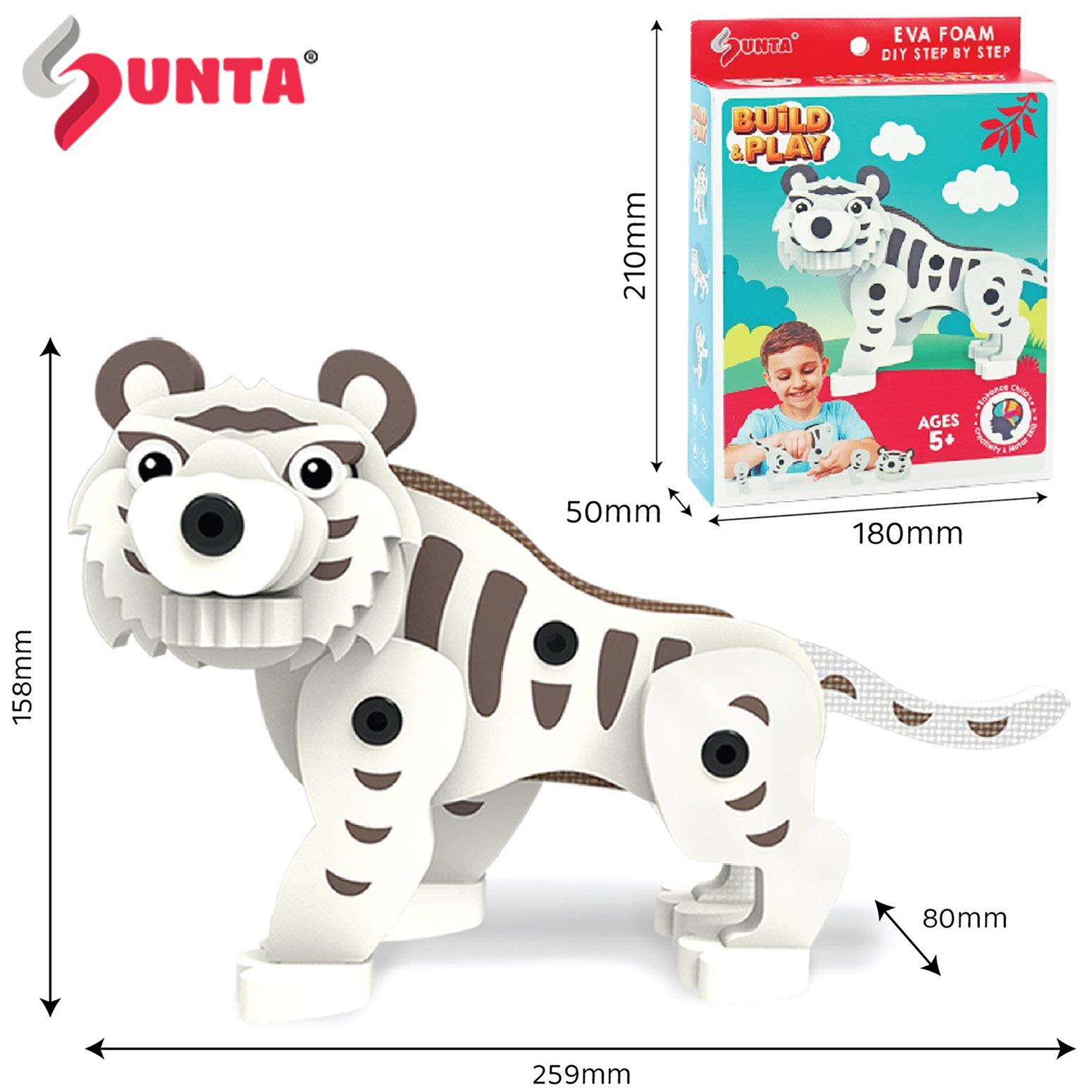 DIY Play Foam - Tiger