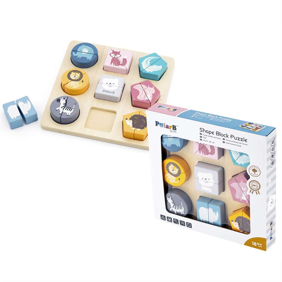 Shape Block Puzzle - Wild Animals