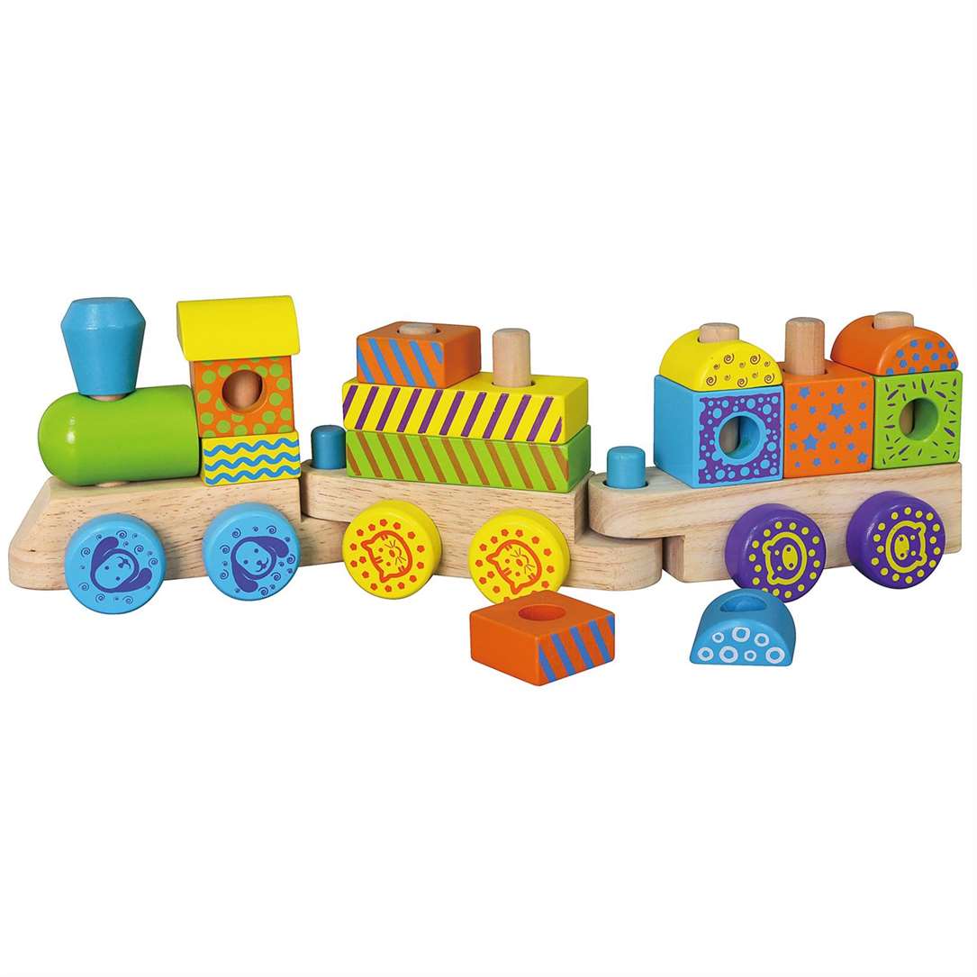 Colorful Stacking Train