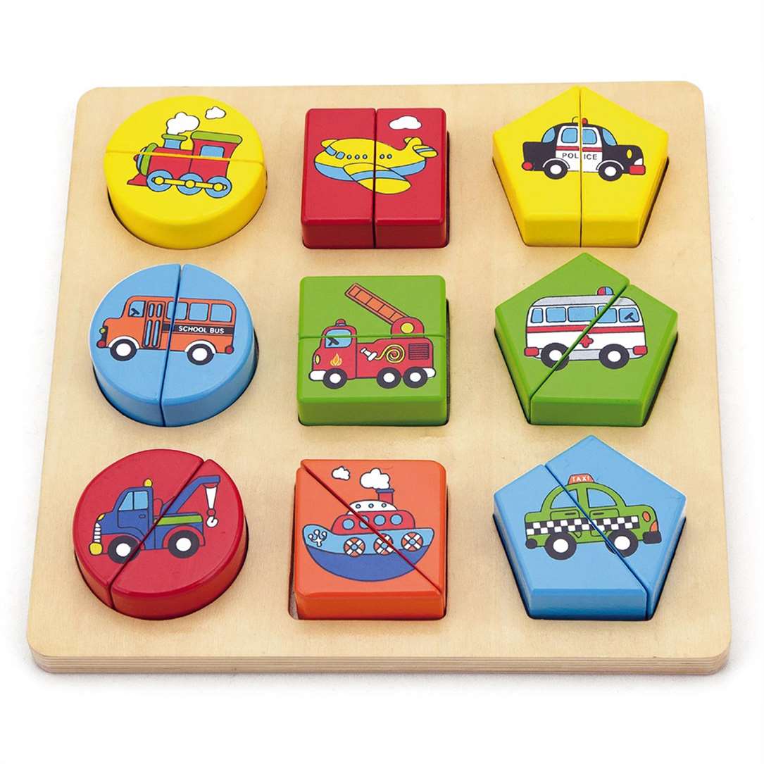 Shape Block Puzzle - Vehicles