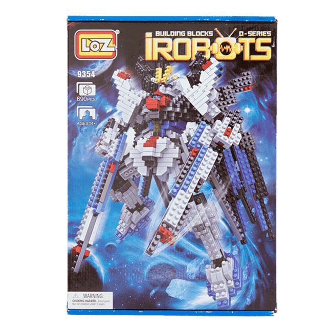 LOZ IROBOT BRICKS 690 PCS