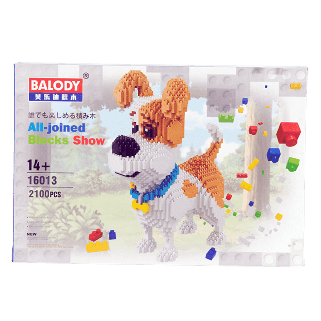 BALODY BRIKS DOG 2100PCS