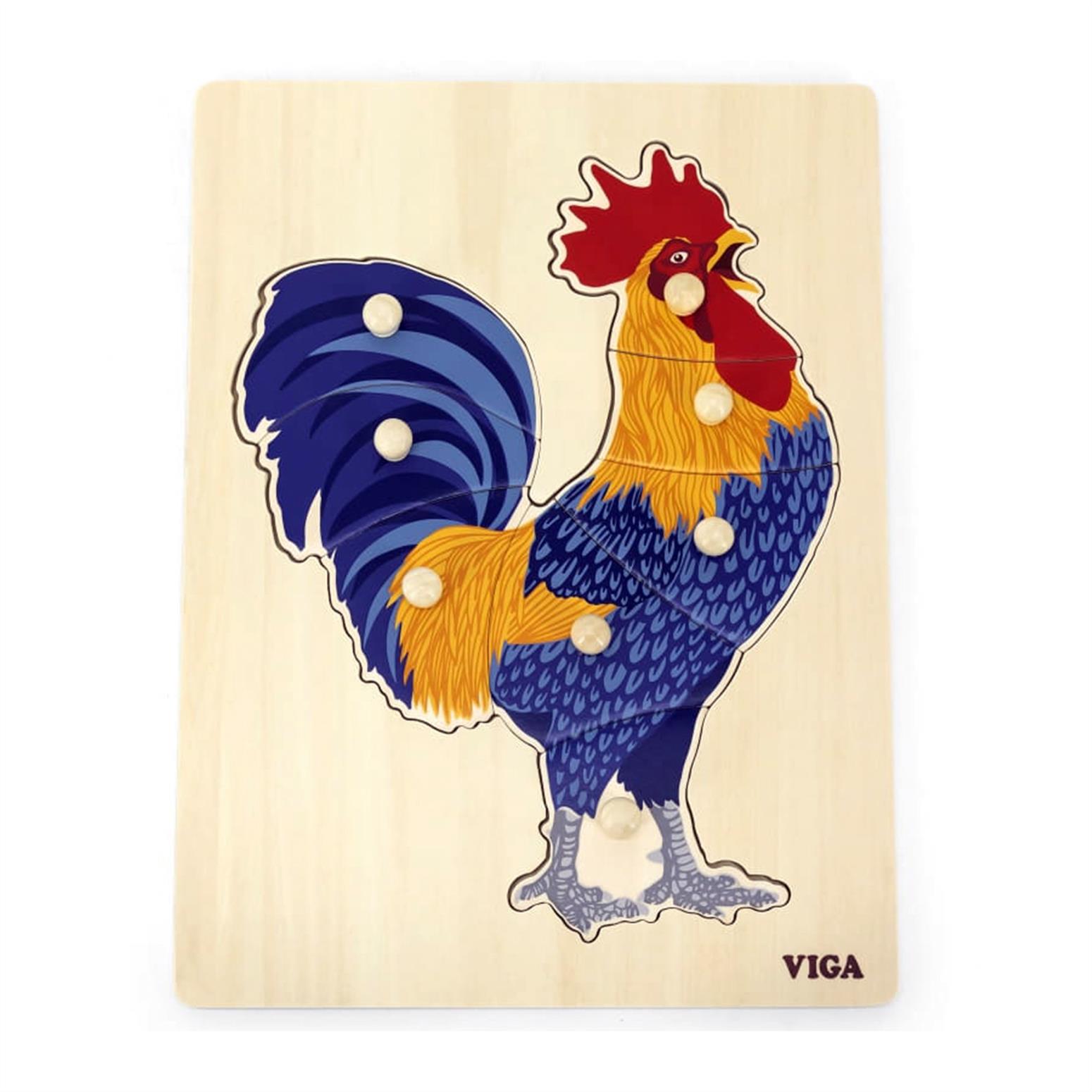 Montessori Puzzle Rooster