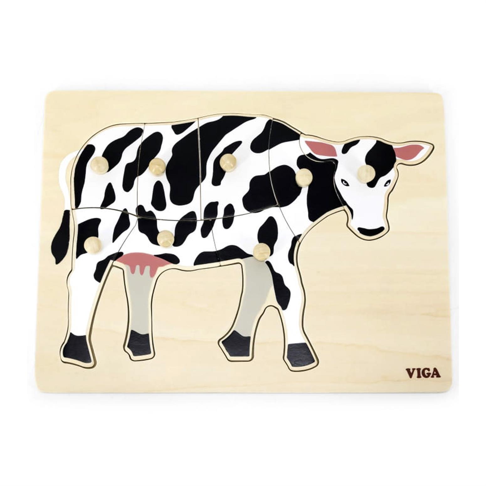 Montessori Puzzle Cow
