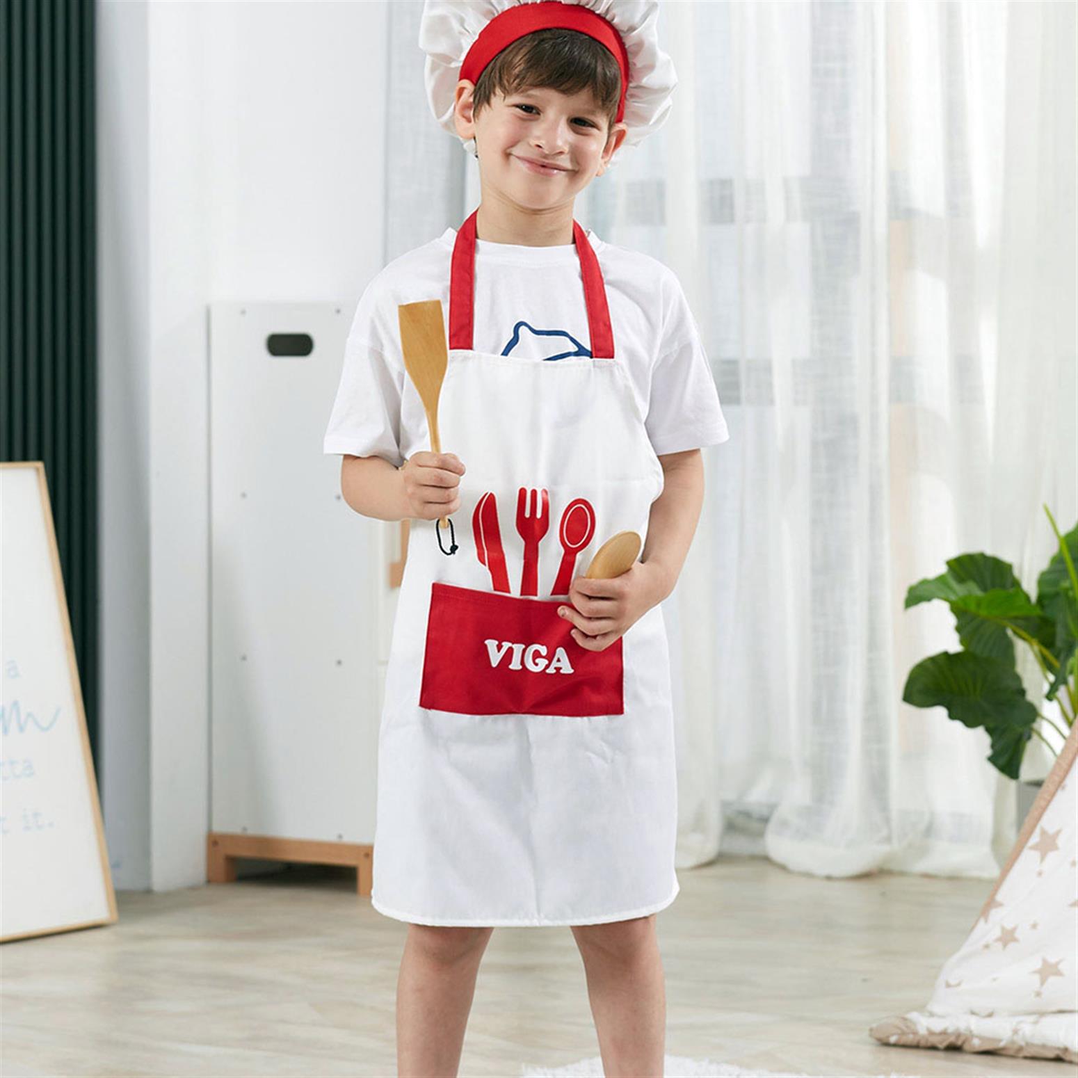 Little Chef Uniform & Hat (3 - 5 Yrs)