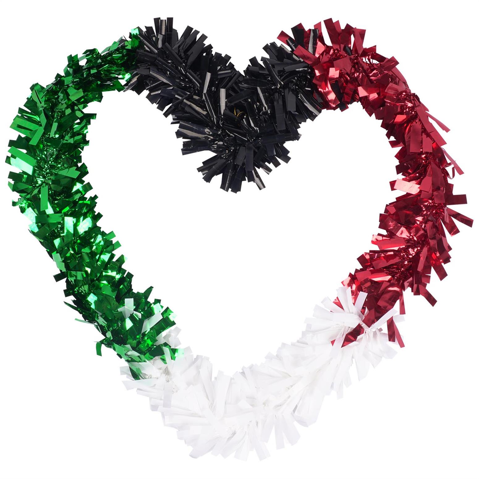 KWT FLAG HEART (M)DECORATION