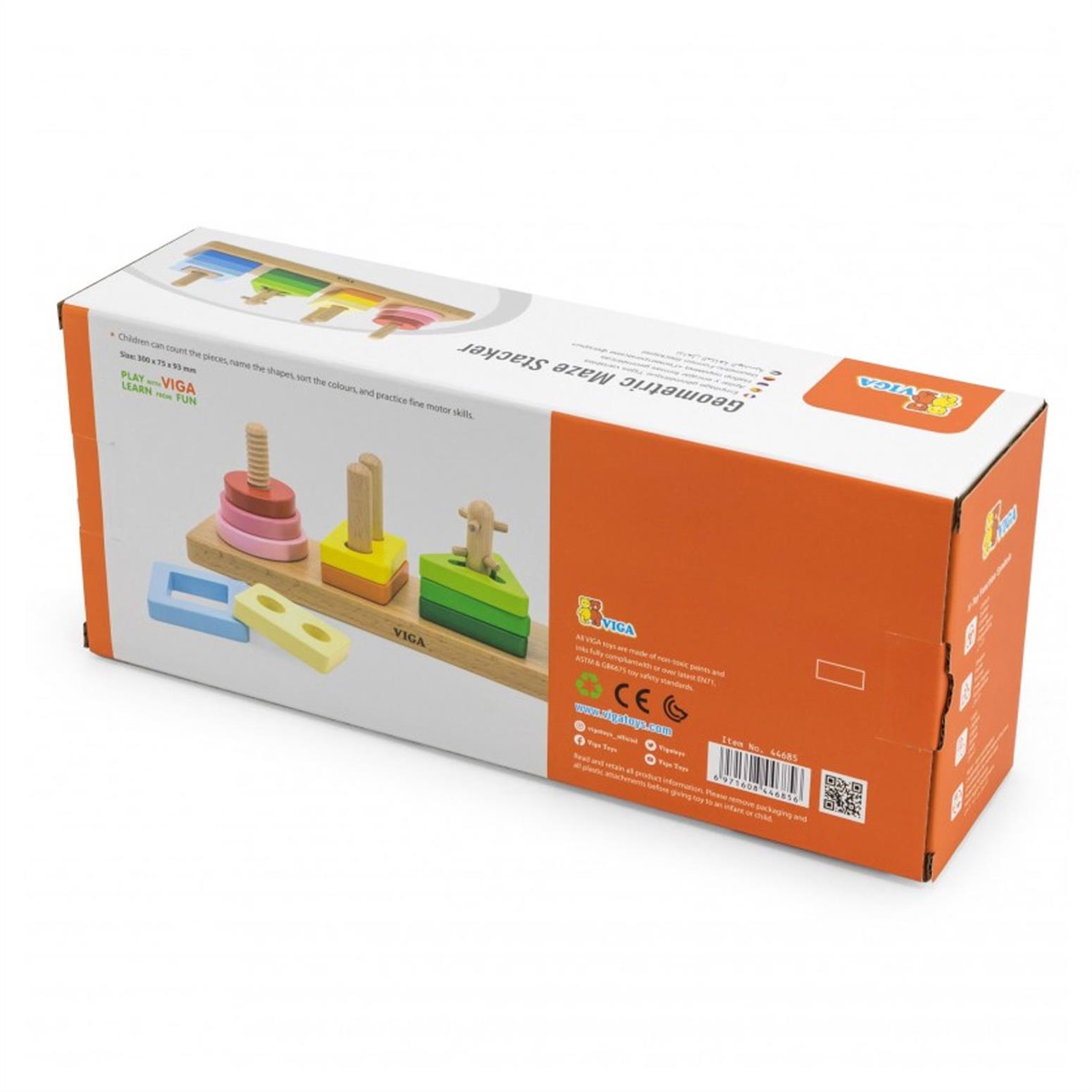 VIGA Geometric Maze Stacker