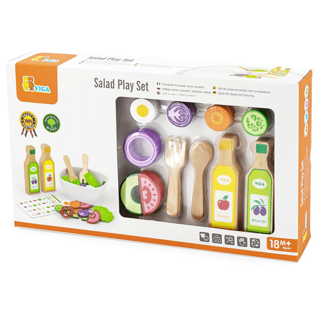 Salad Play Set  (w/Recipe)