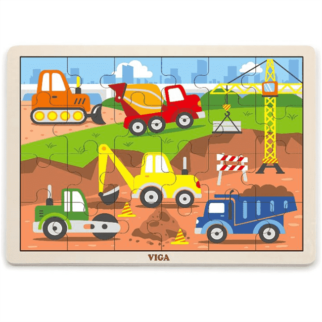 24 pcs Puzzle - Transportation