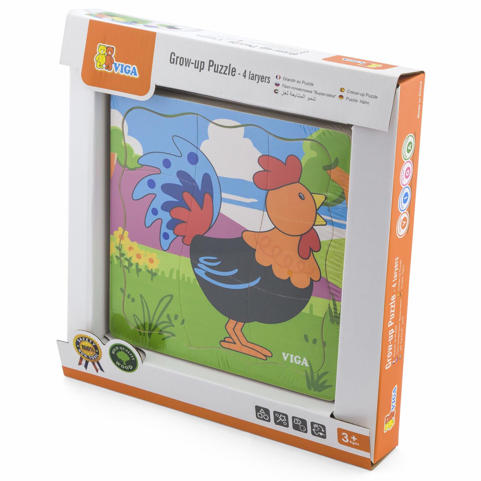 Grow-up Puzzle - Rooster