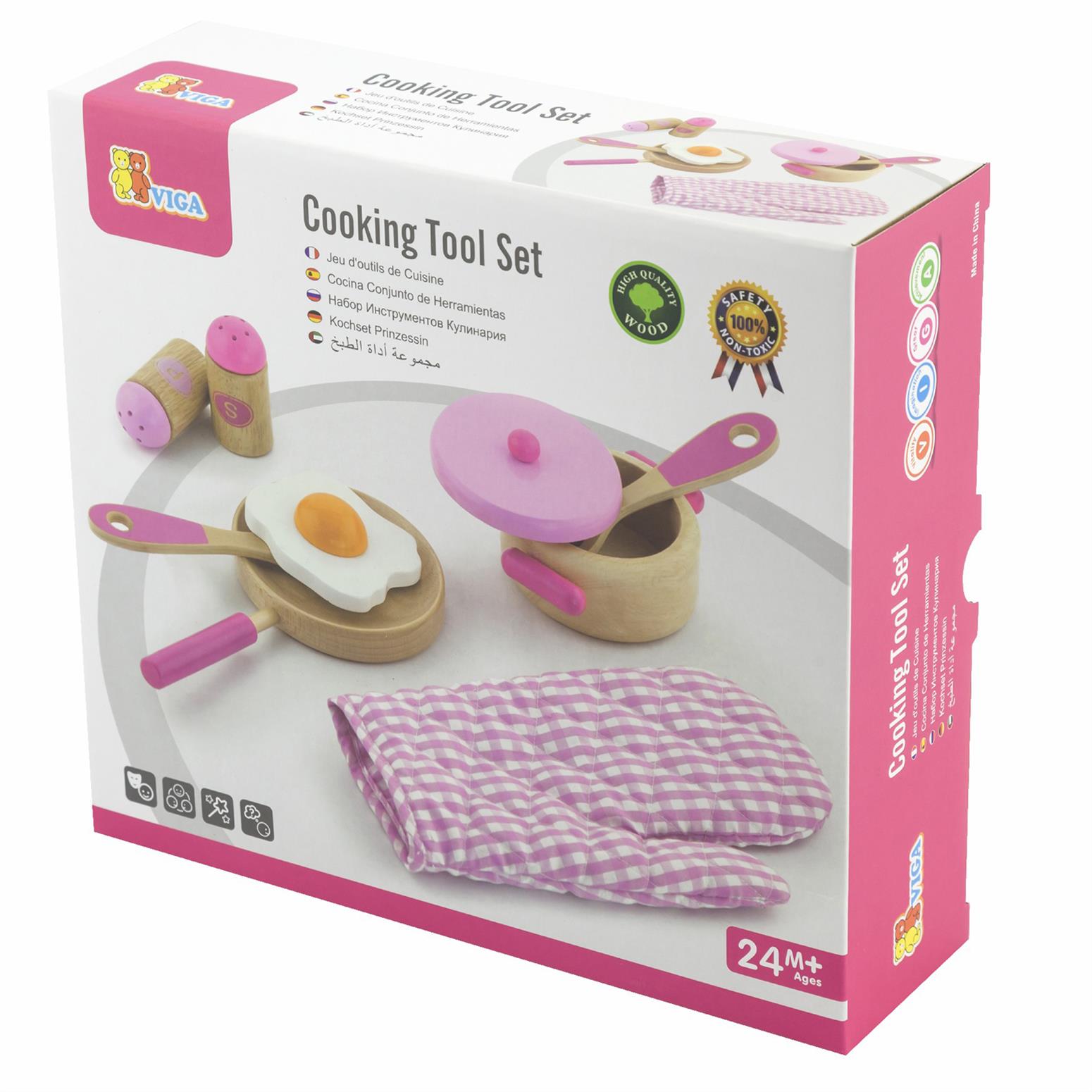 Cooking Tool Set - Pink