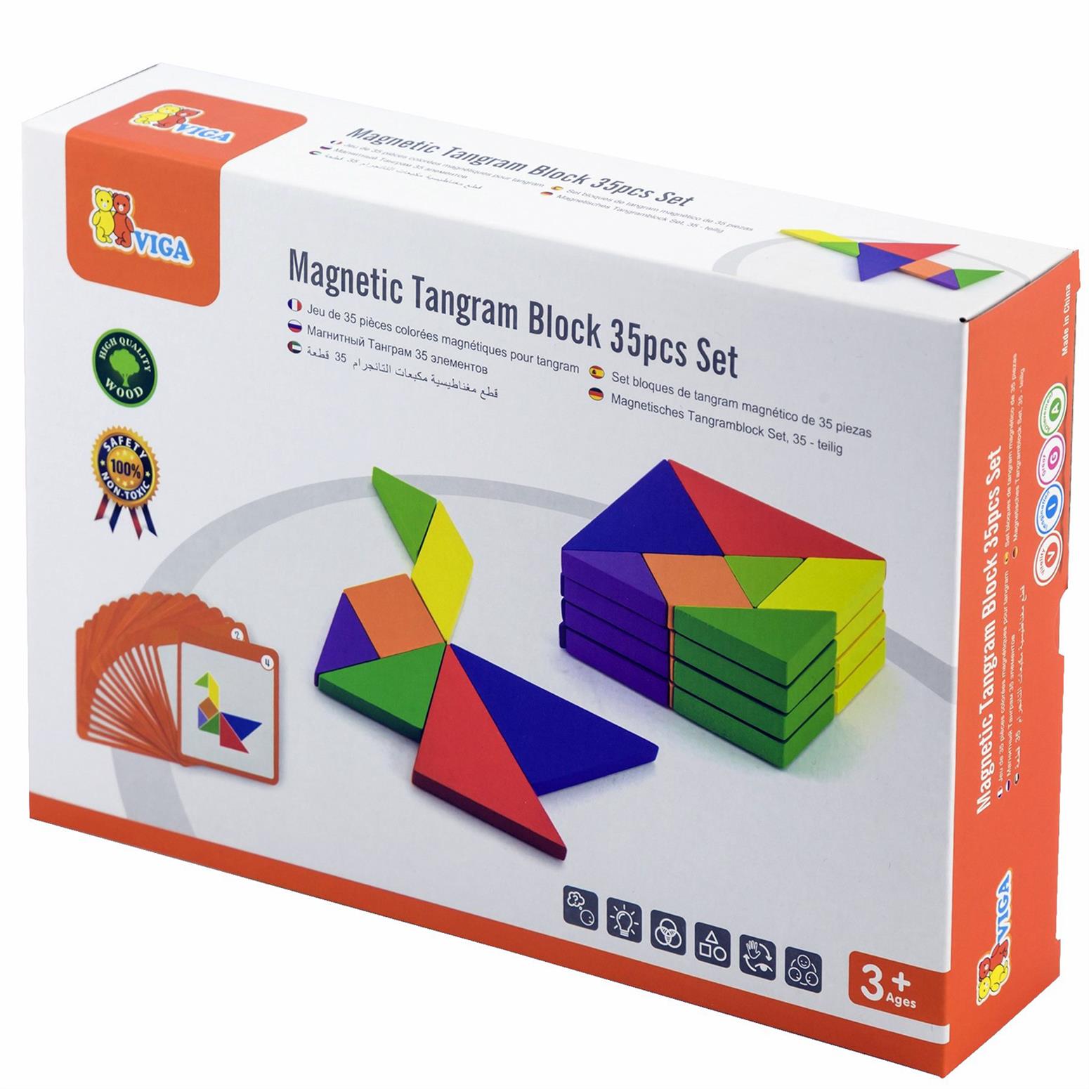 Magnetic Tangram Block  - 35pcs Set