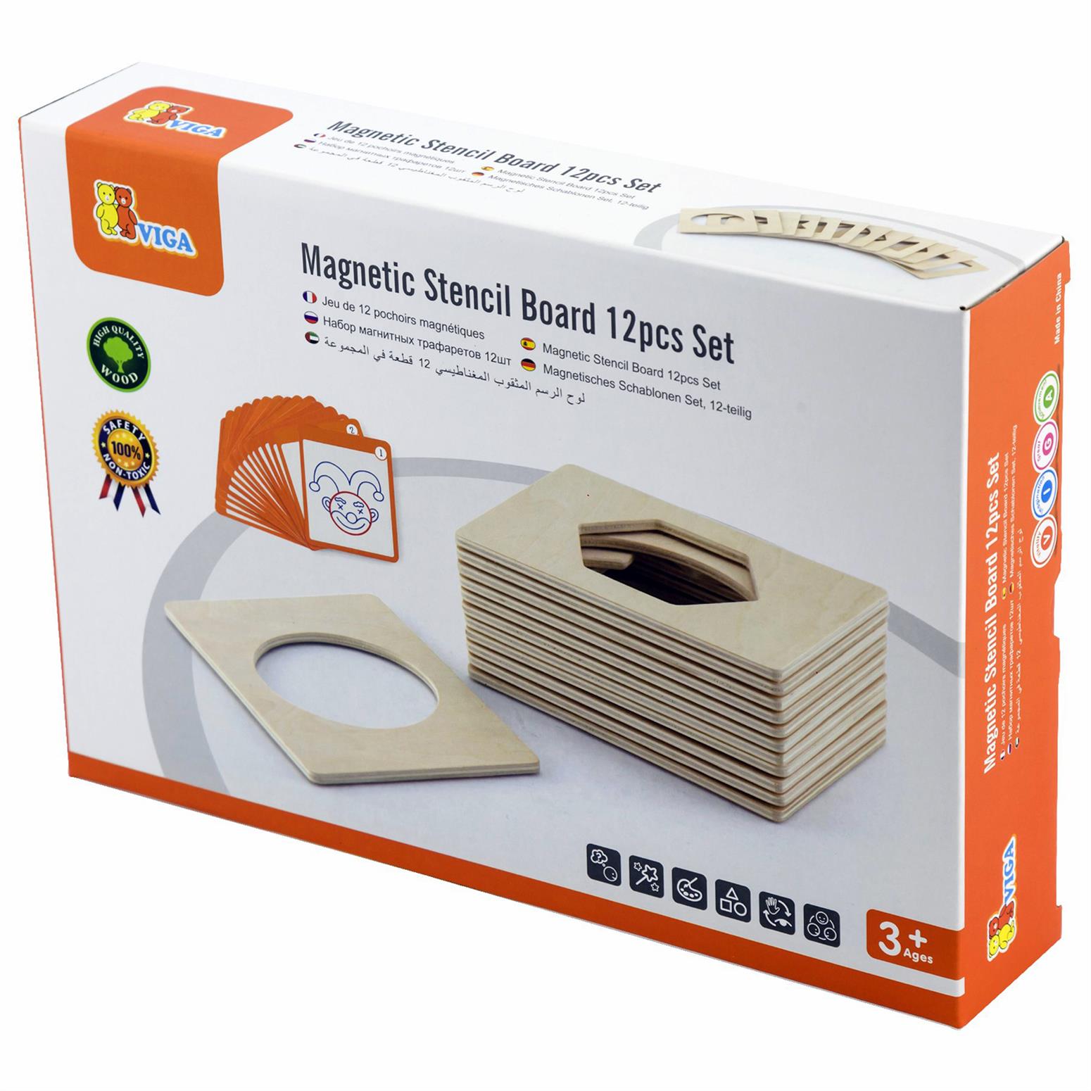 Magnetic Stencil Board  12pcs Set