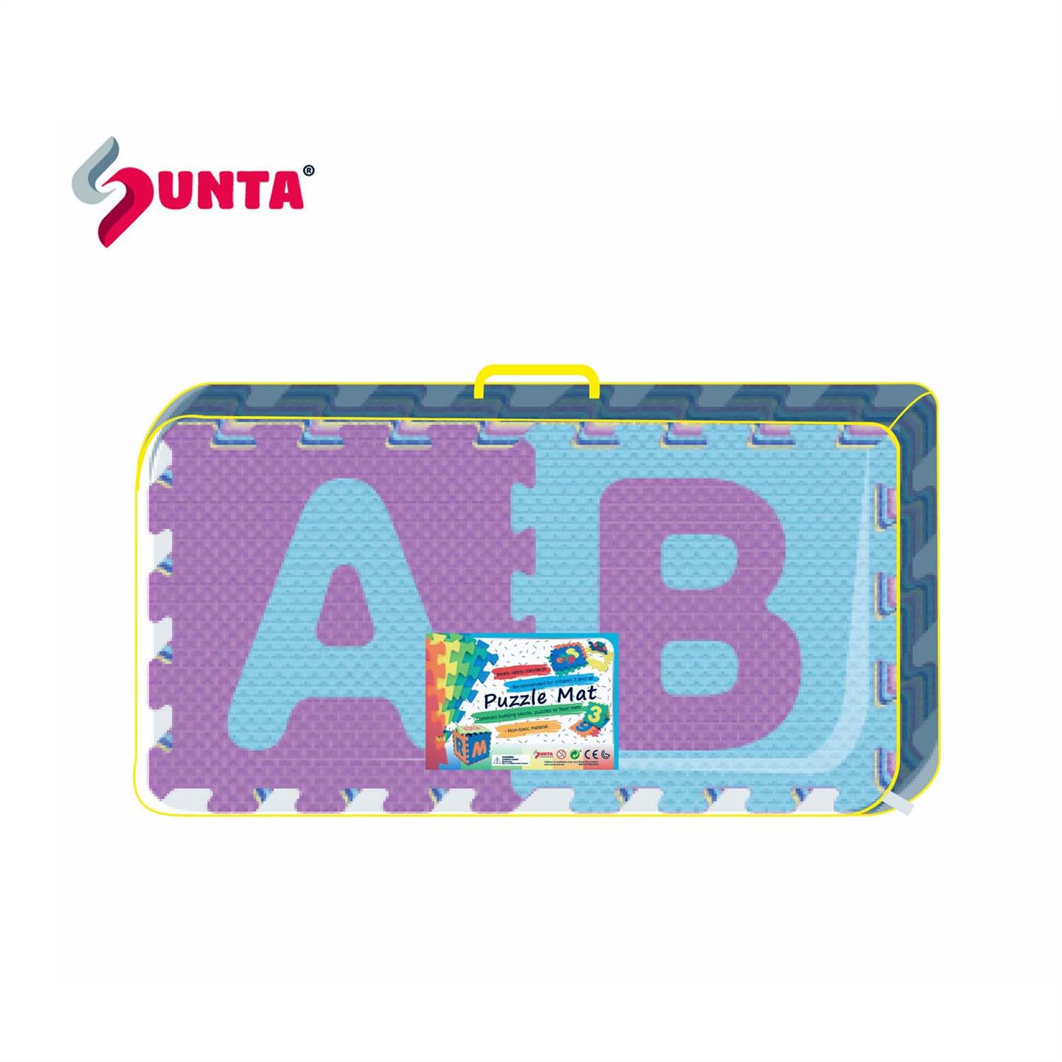 12"-26pcs alphabet mat (A-Z) PVC BAG