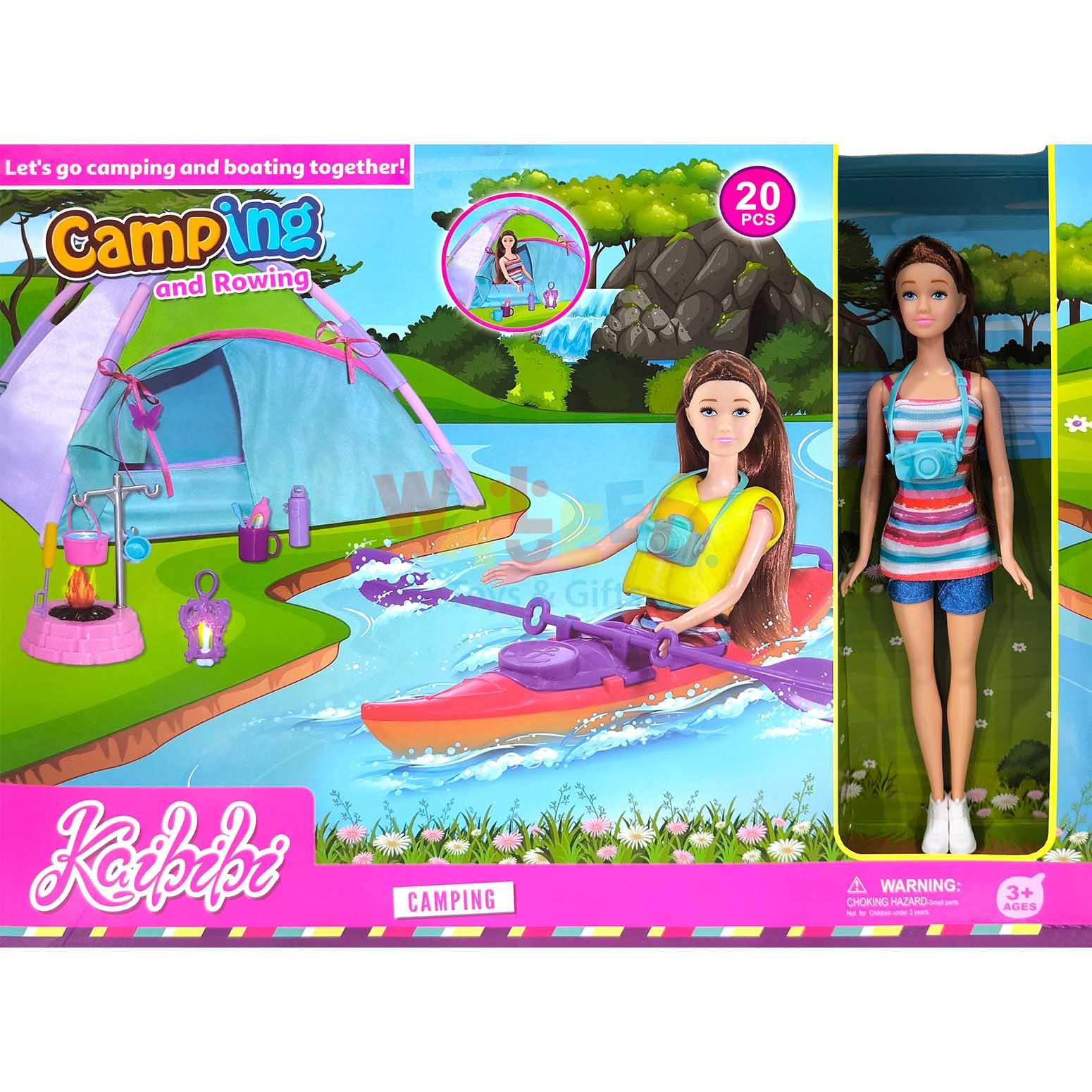 Fashion girl play set - camping