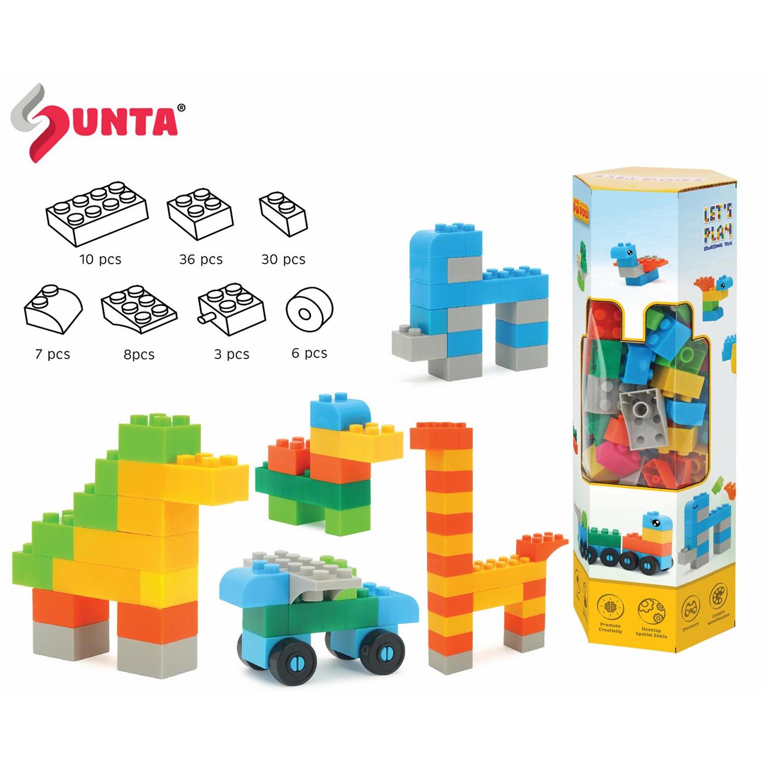 SUNTA BASIC BLOCKS (100PCS) WINDOW PAPER BOX