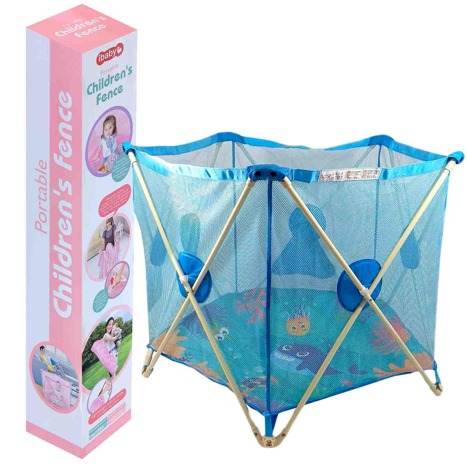 Baby Safety Fence - Blue