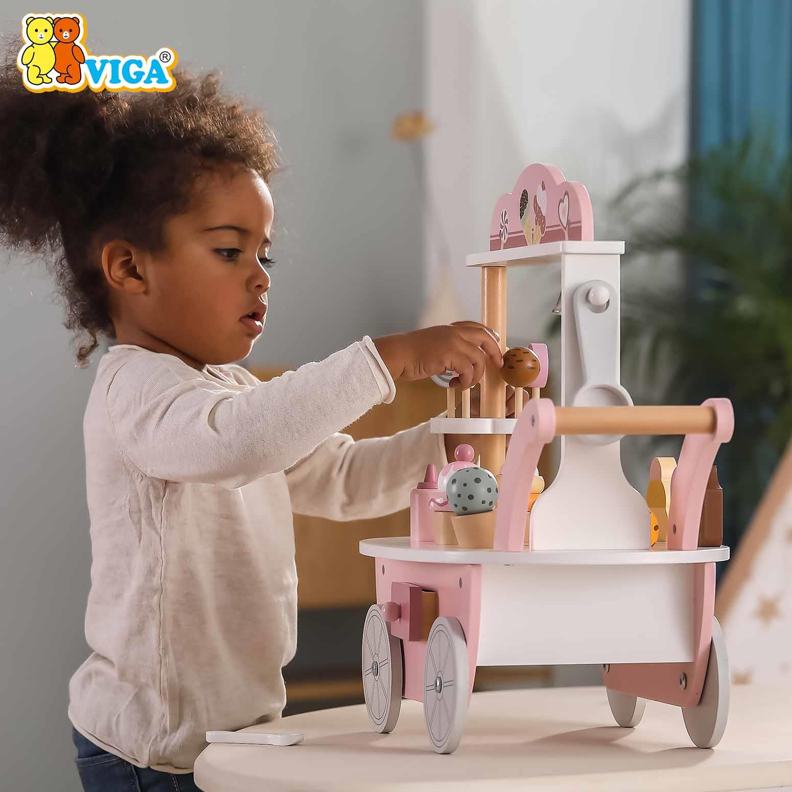 Viga Toys PolarB Ice cream shop on wheels