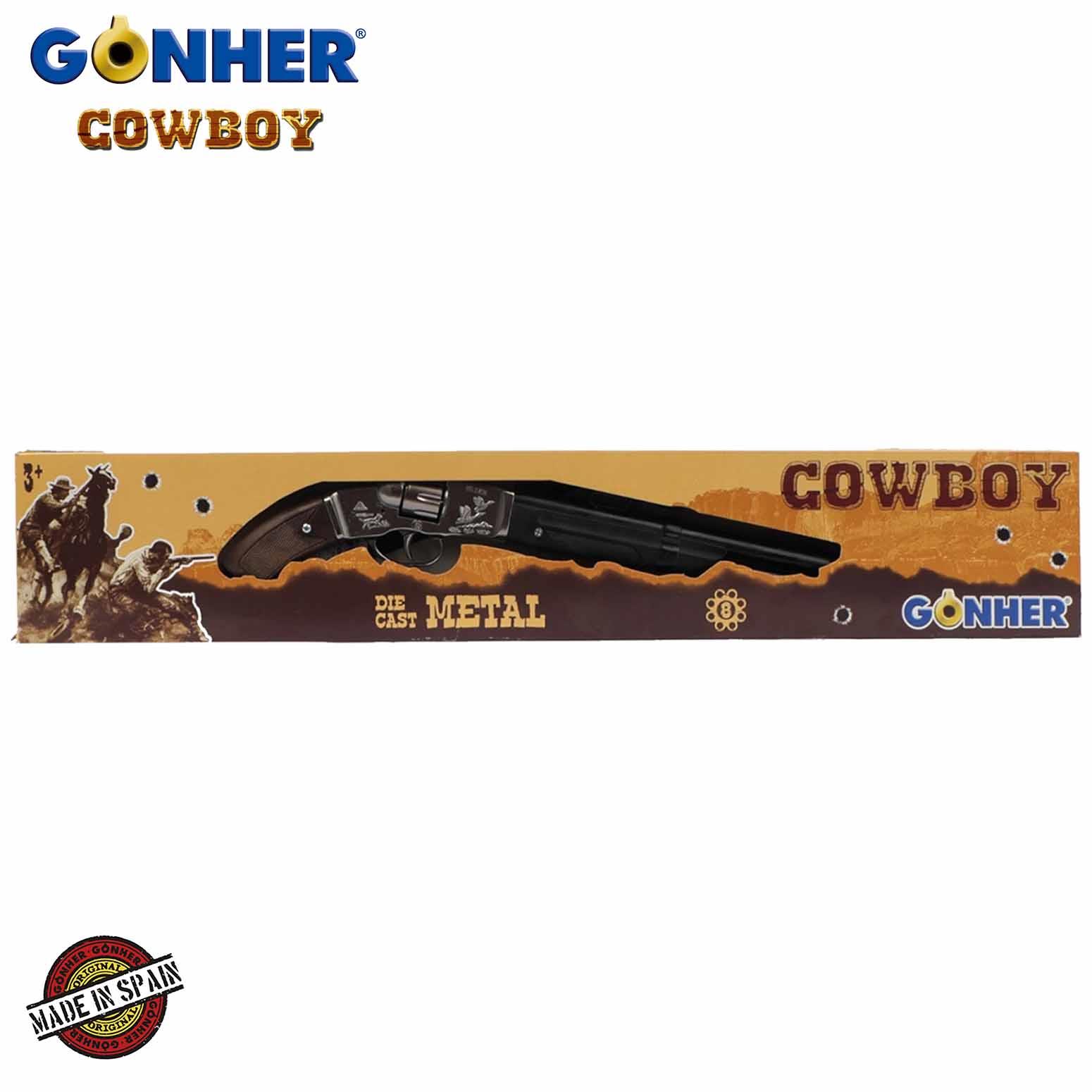 Cowboy Rifle 8 sh. - Plastic Double Barrel