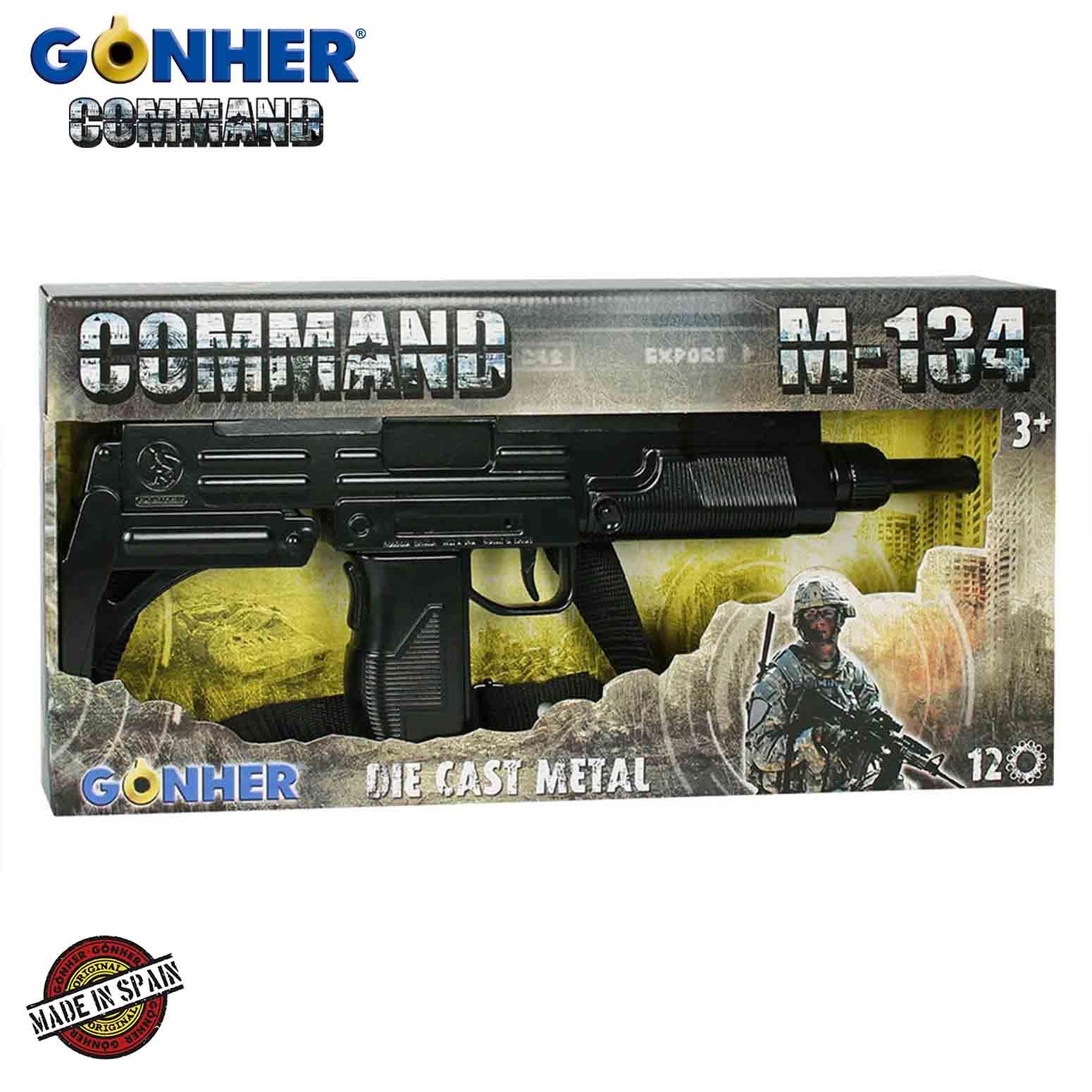 Submachine Gun 12 shots - Black