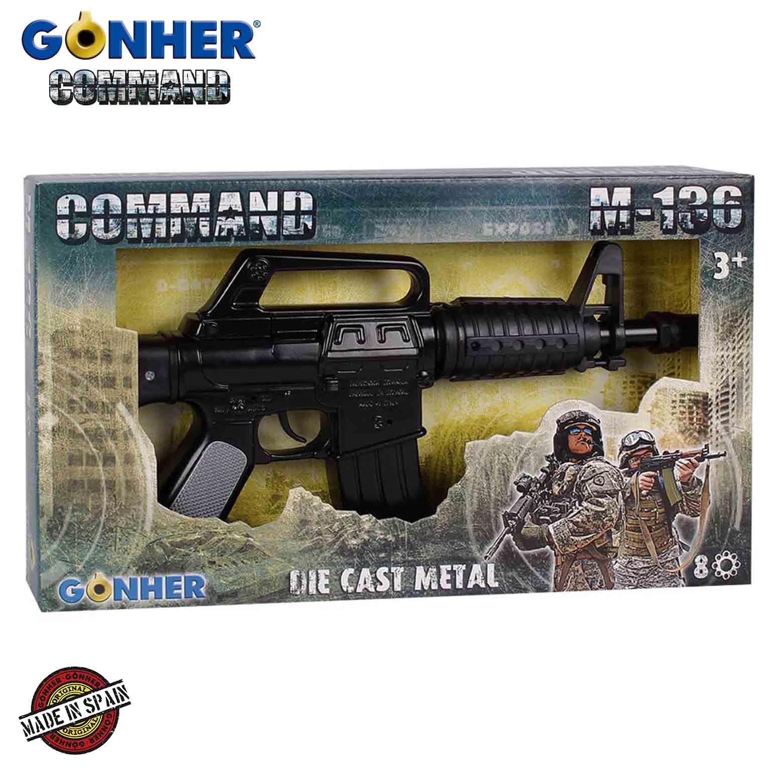 Assault Rifle 8 shots - Black