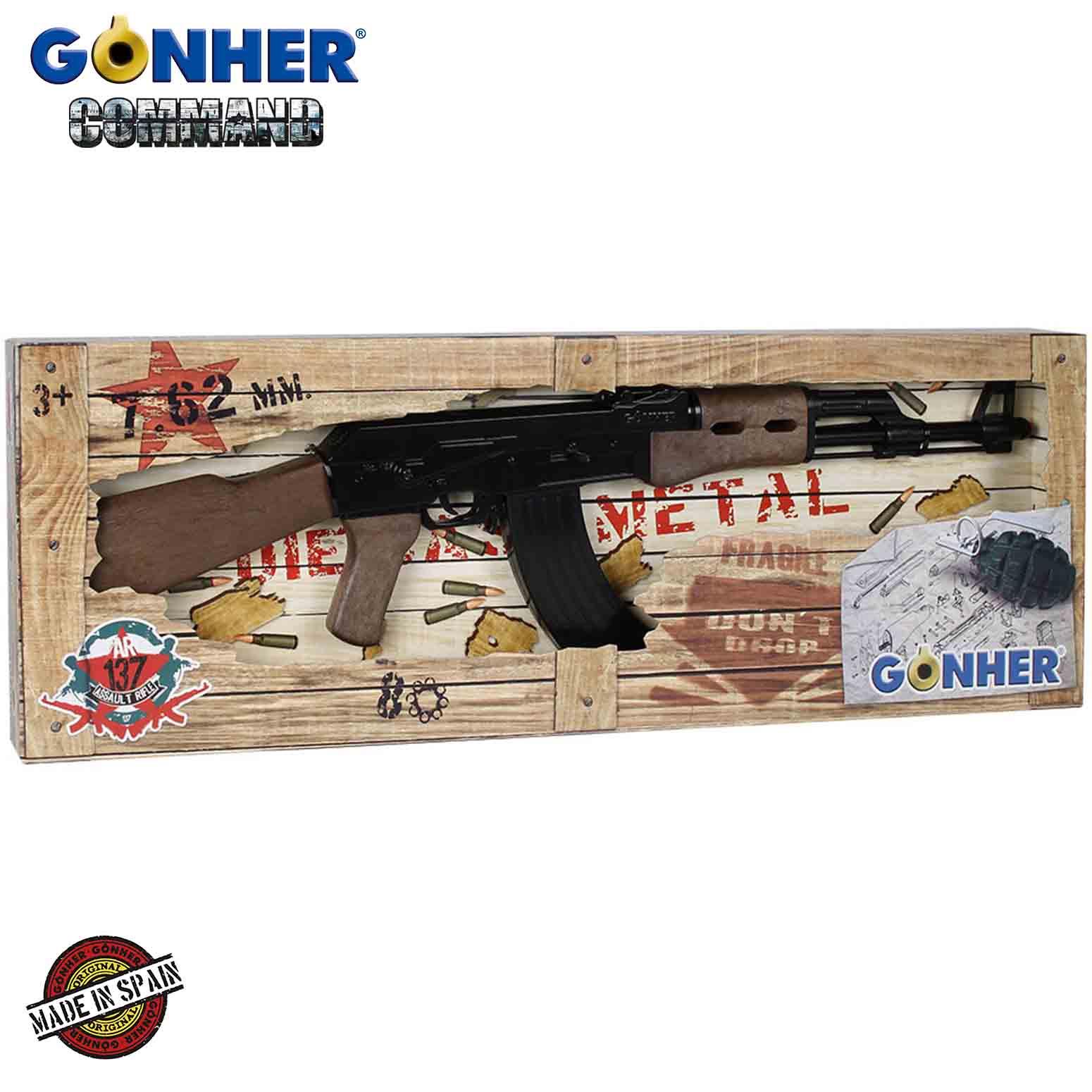 Assault Rifle 8 shots - Black