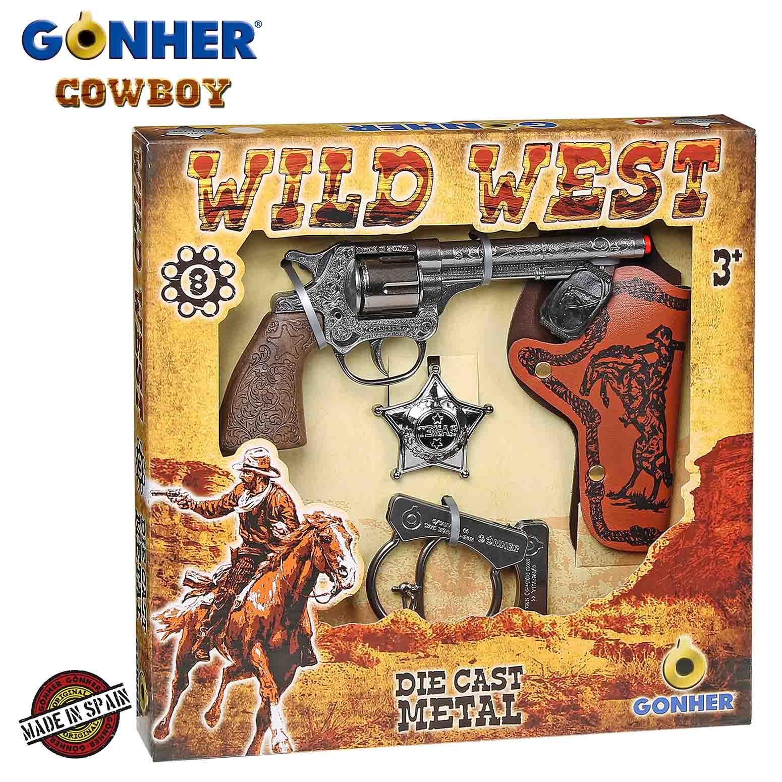 Wild-West Set 8 shots - Single Revolver