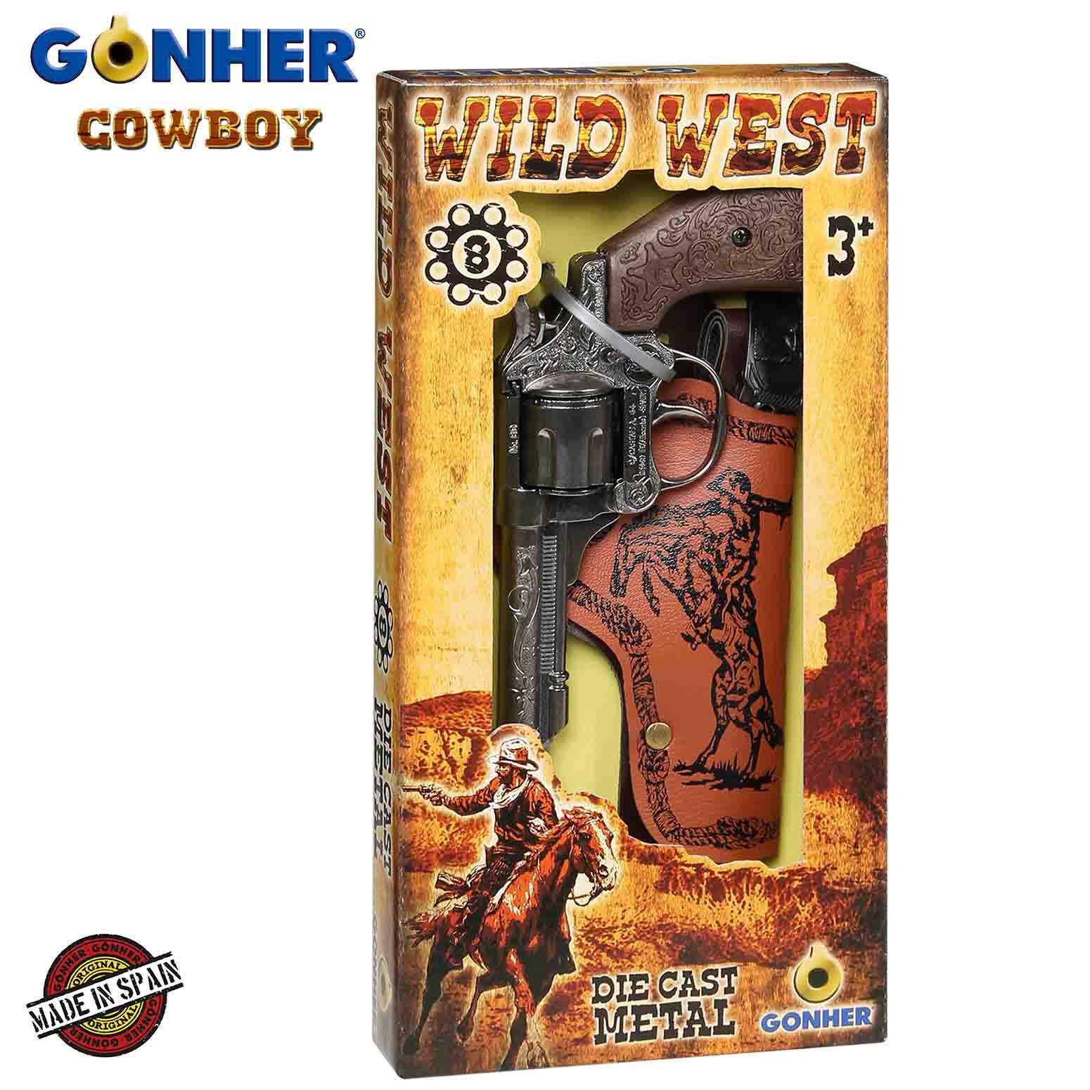 Wild-West Set 8 shots - Single Revolver