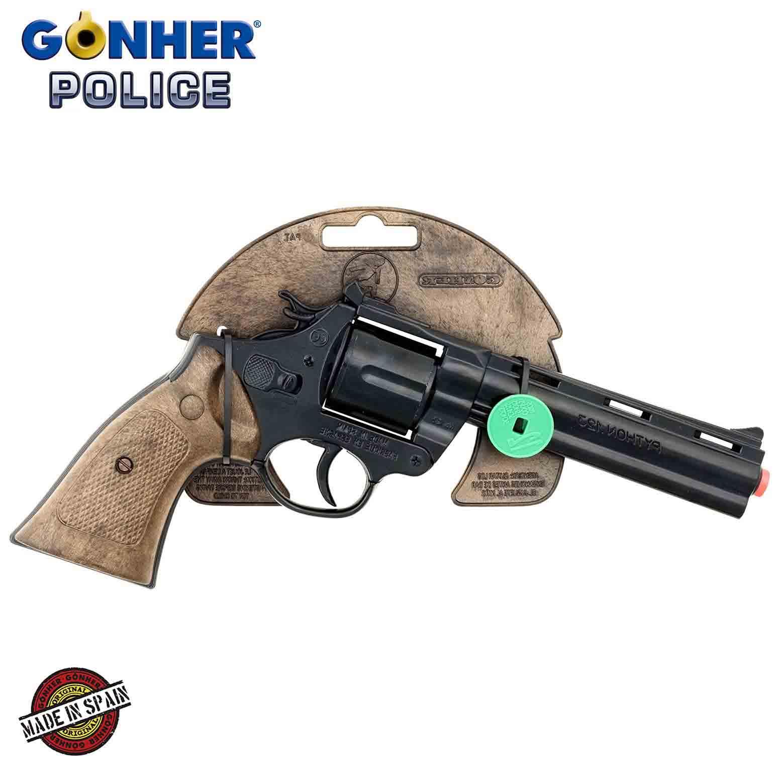 Police Revolver 12 shots - Black