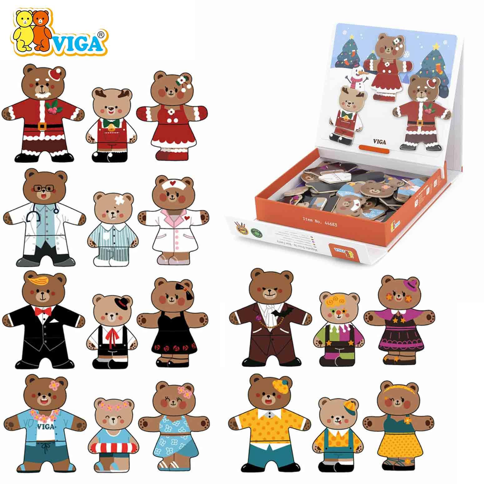 Magnetic Dress Up - Bear Family