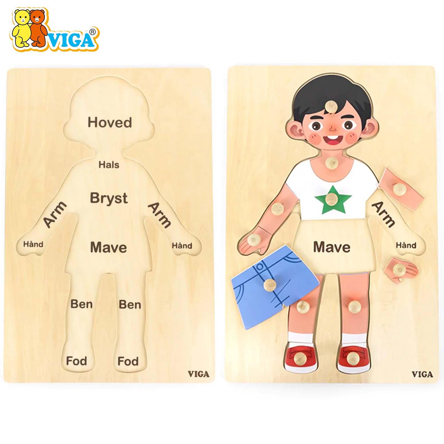 Body Parts Puzzle-Boy（12pcs）