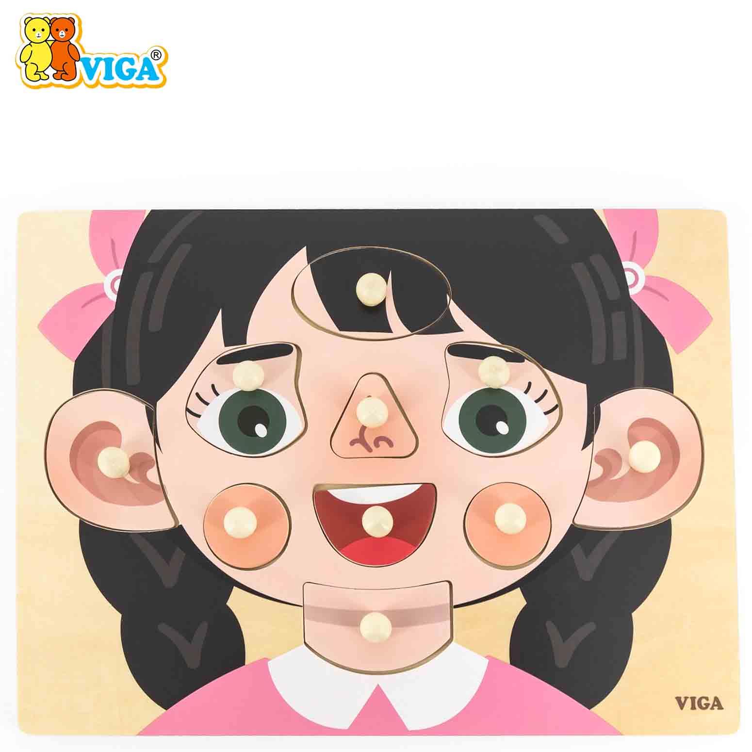 Face Parts Puzzle-Girl
