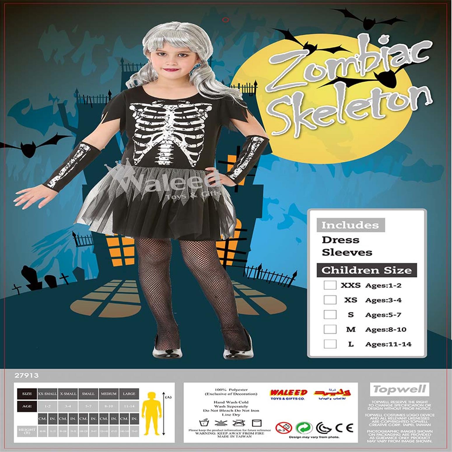 Zombiac Skeleton Girl
